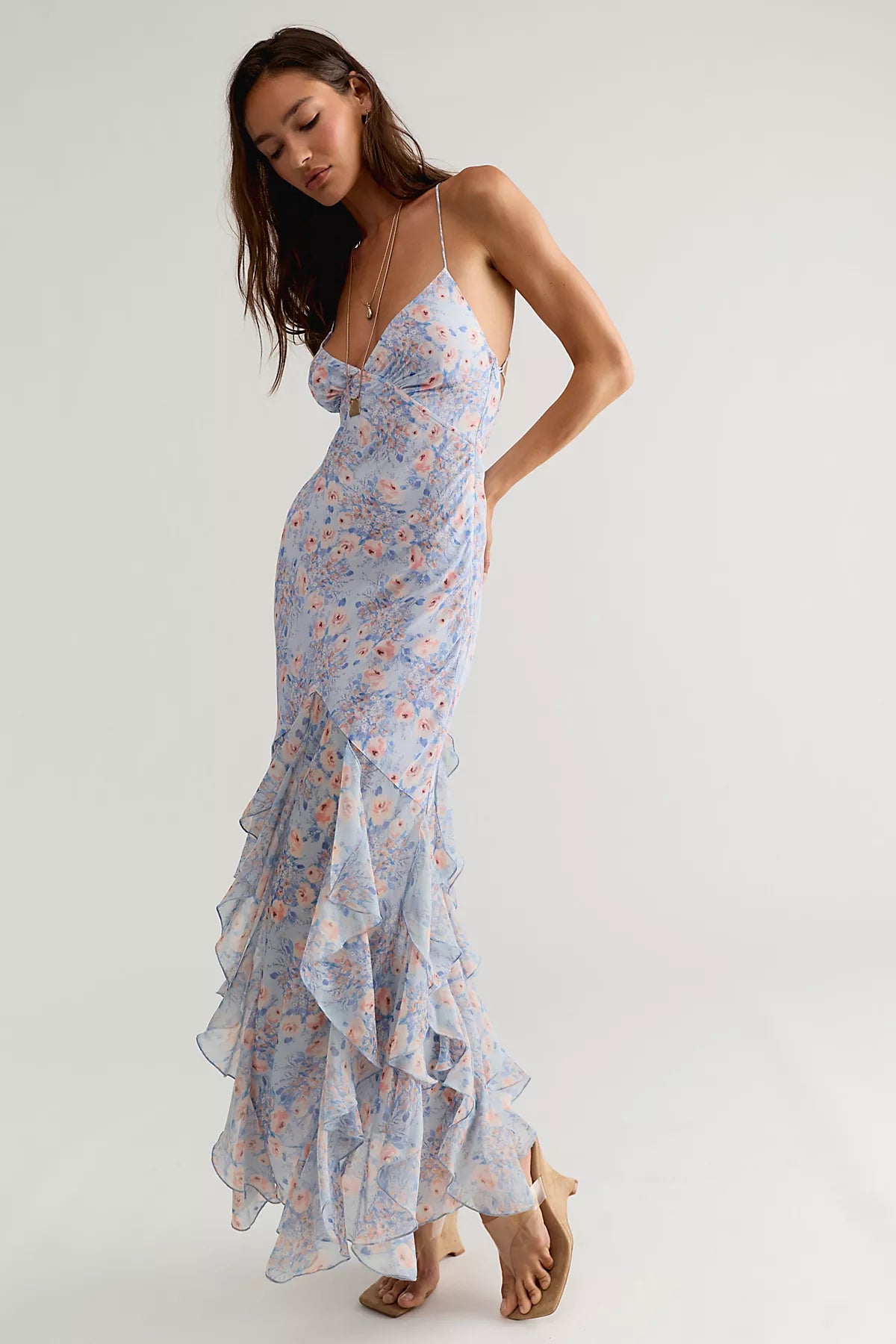 For Love & Lemons Elea Maxi Dress