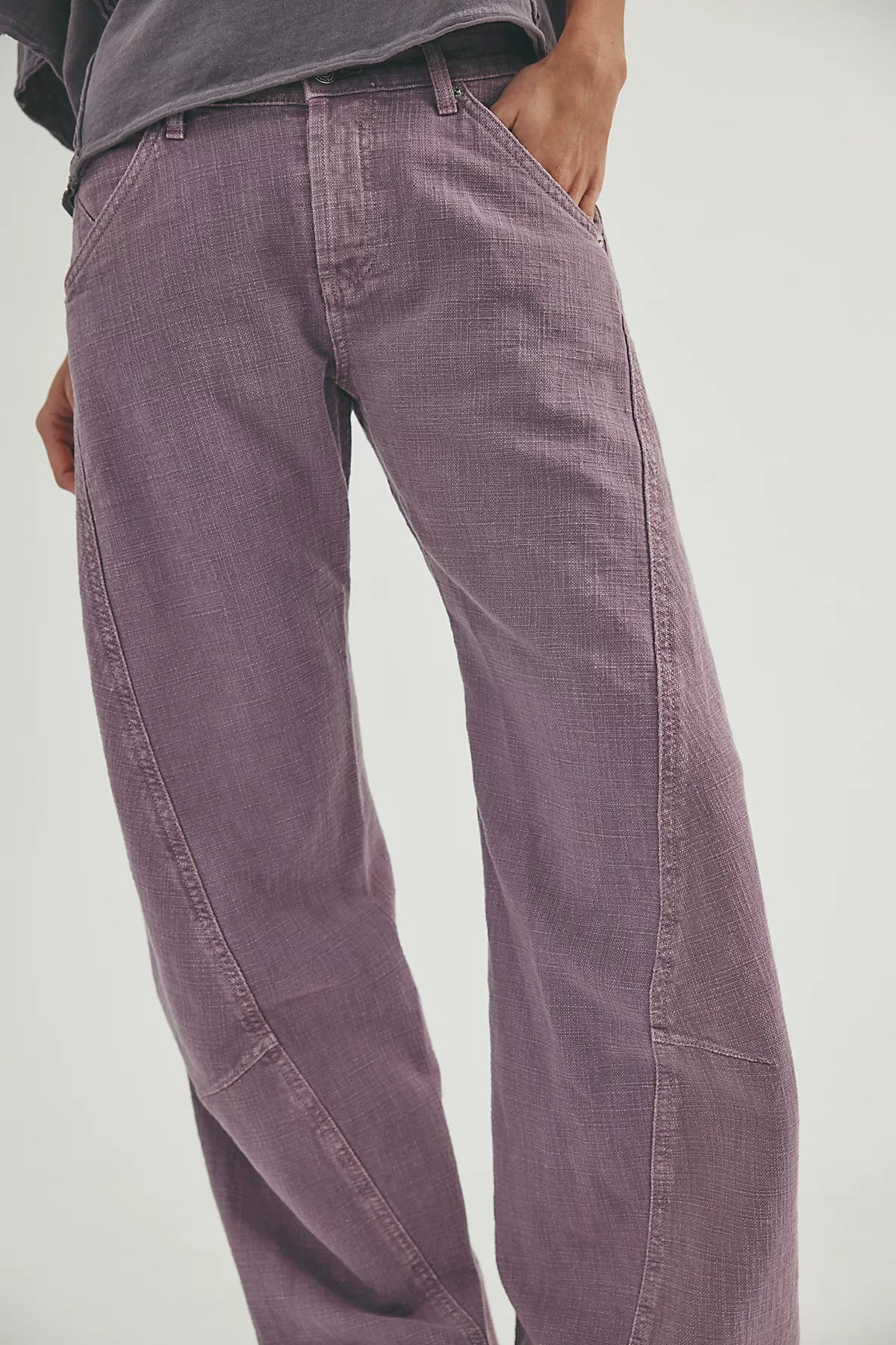 We The Free Highland Low-Rise Twisted Bowed Jeans