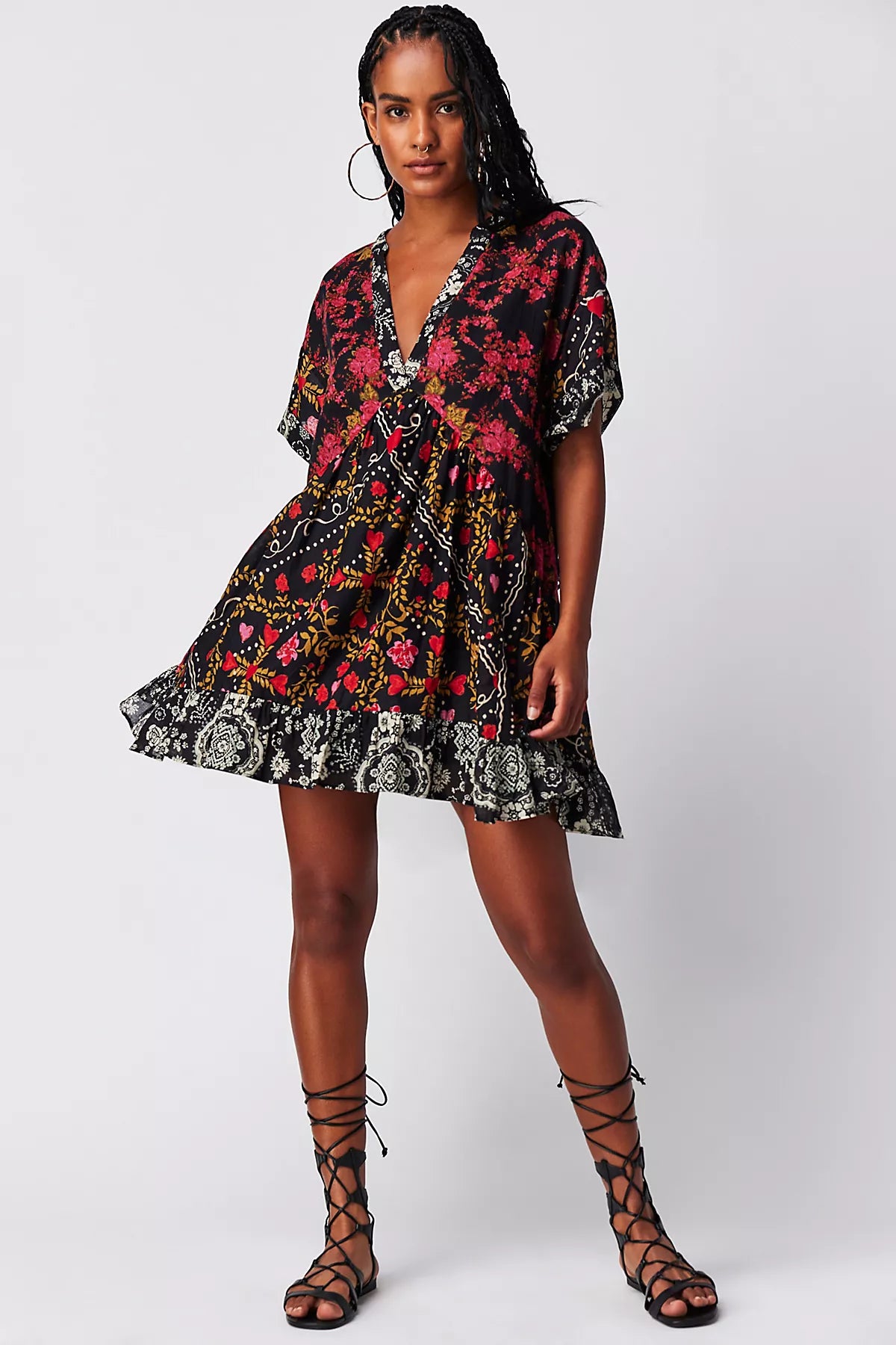 Agnes Printed Mini Dress
