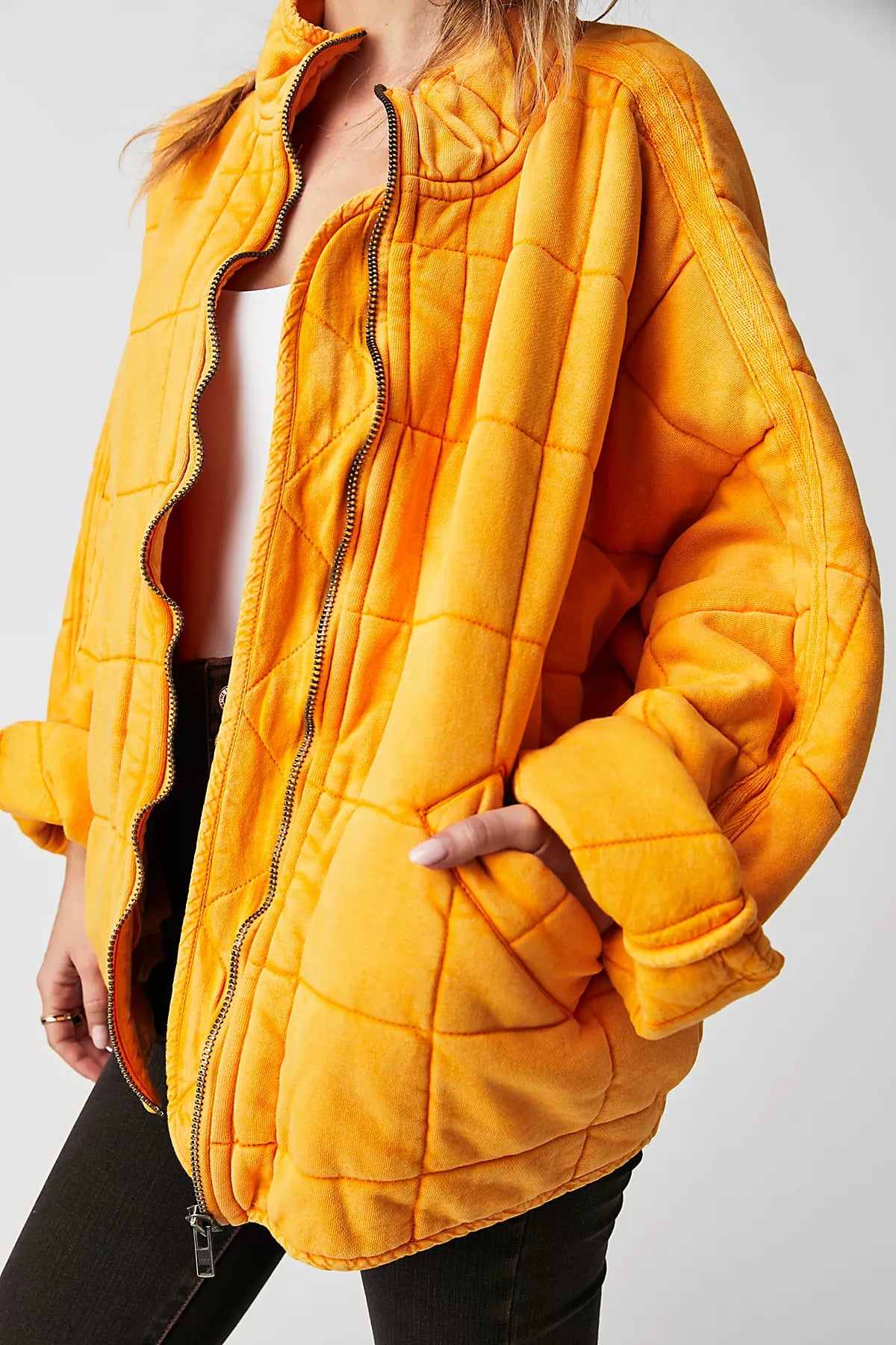 Dolman Quilted Knit Jacket