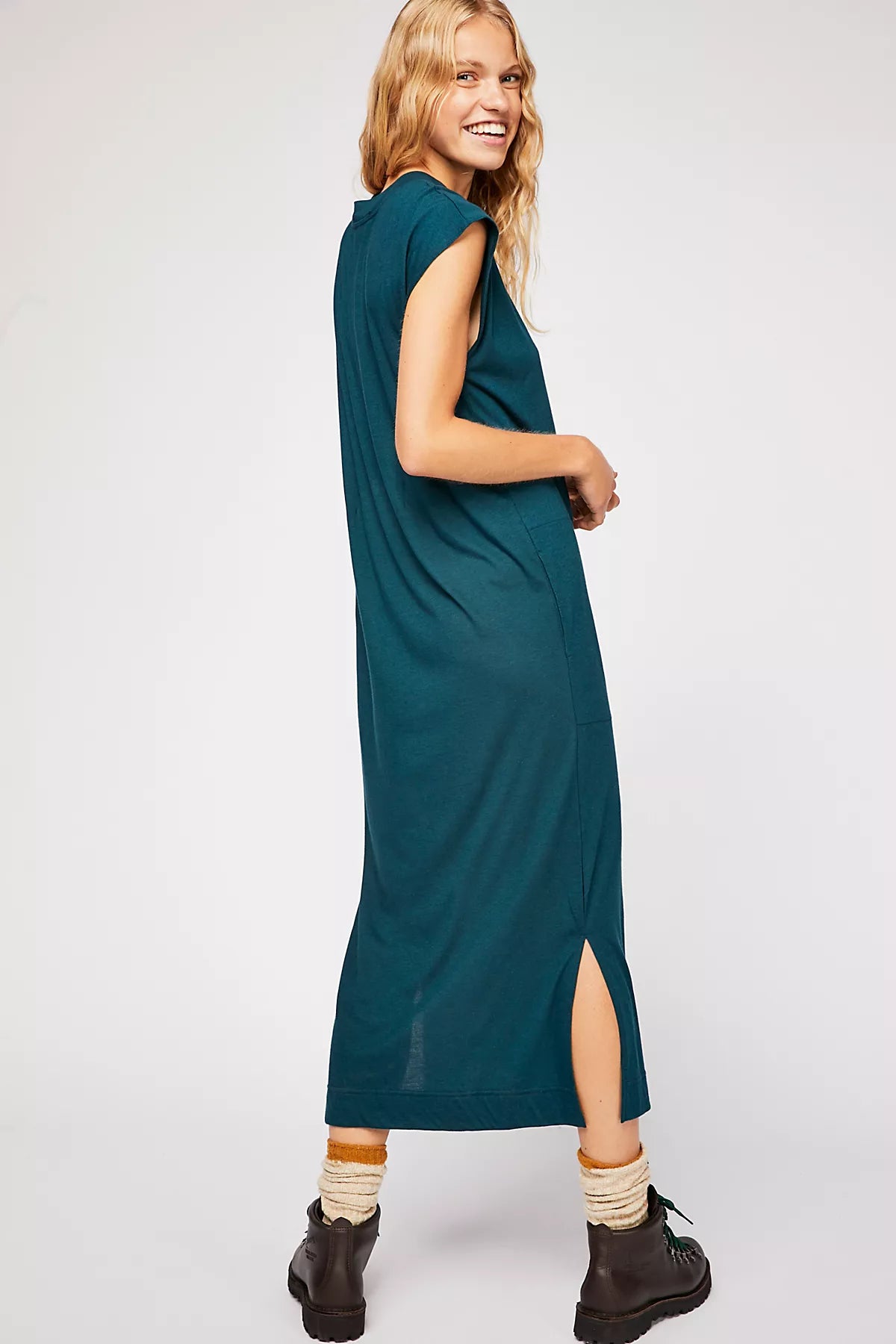 All Day Long Midi T-Shirt Dress