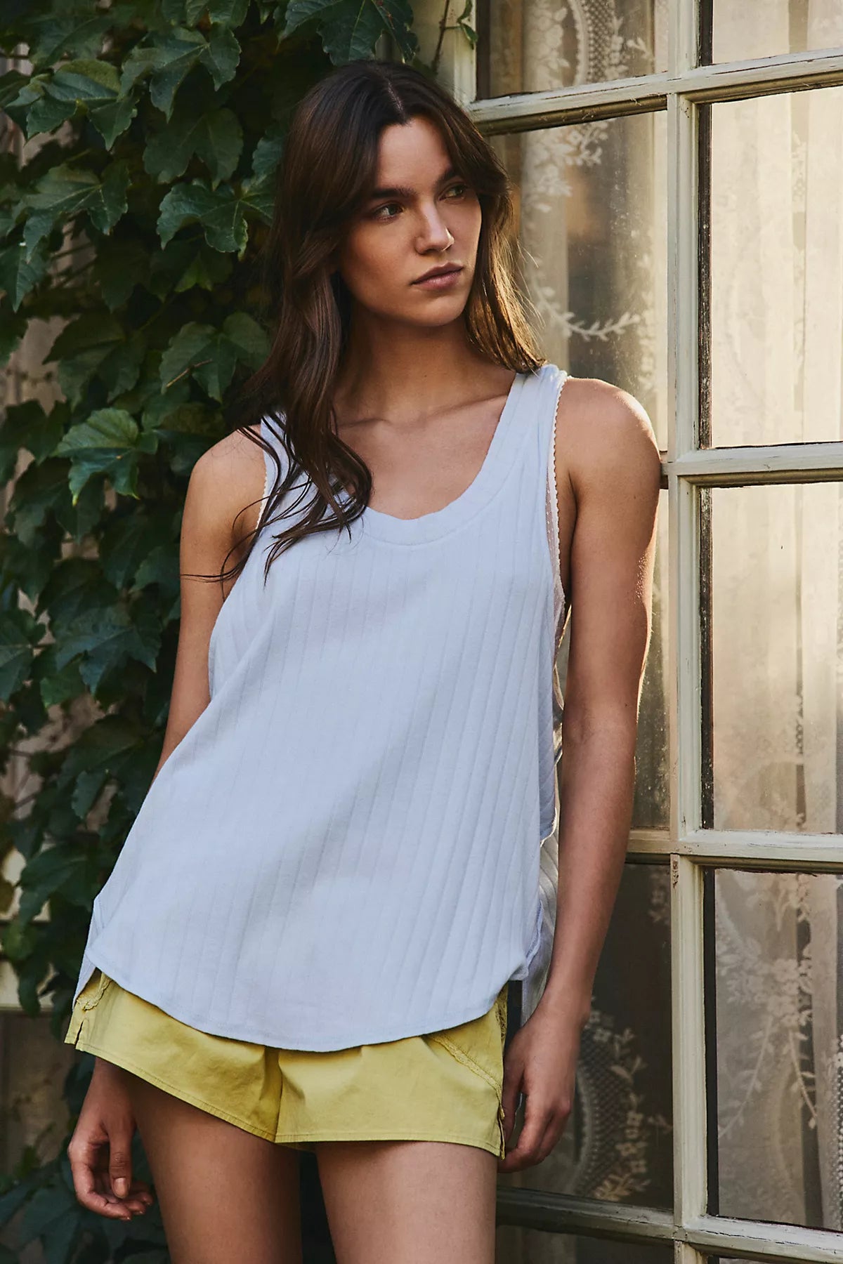 End Game Pointelle Lounge Tank
