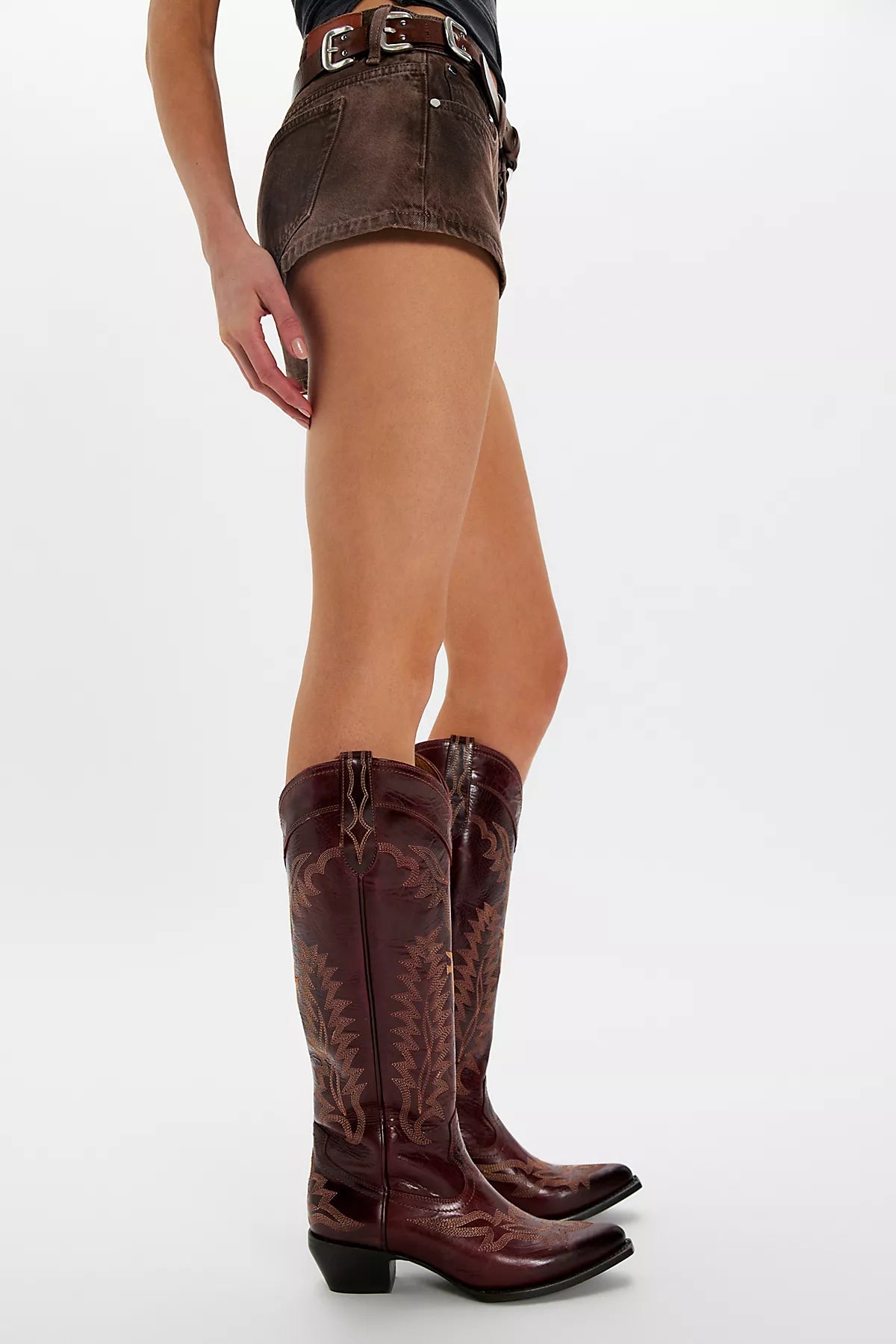 Frye Sacha Feather Deco Boots