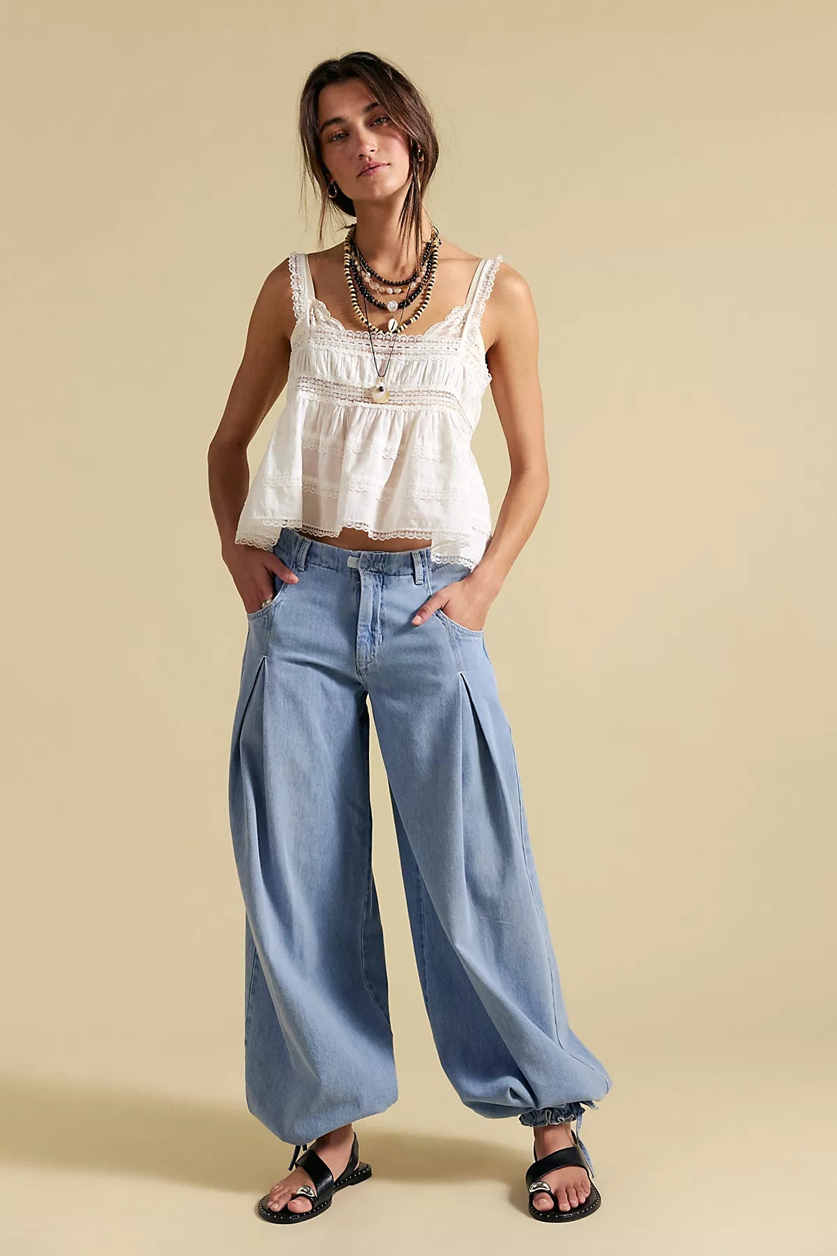 We The Free Essential Lotus Balloon Jeans