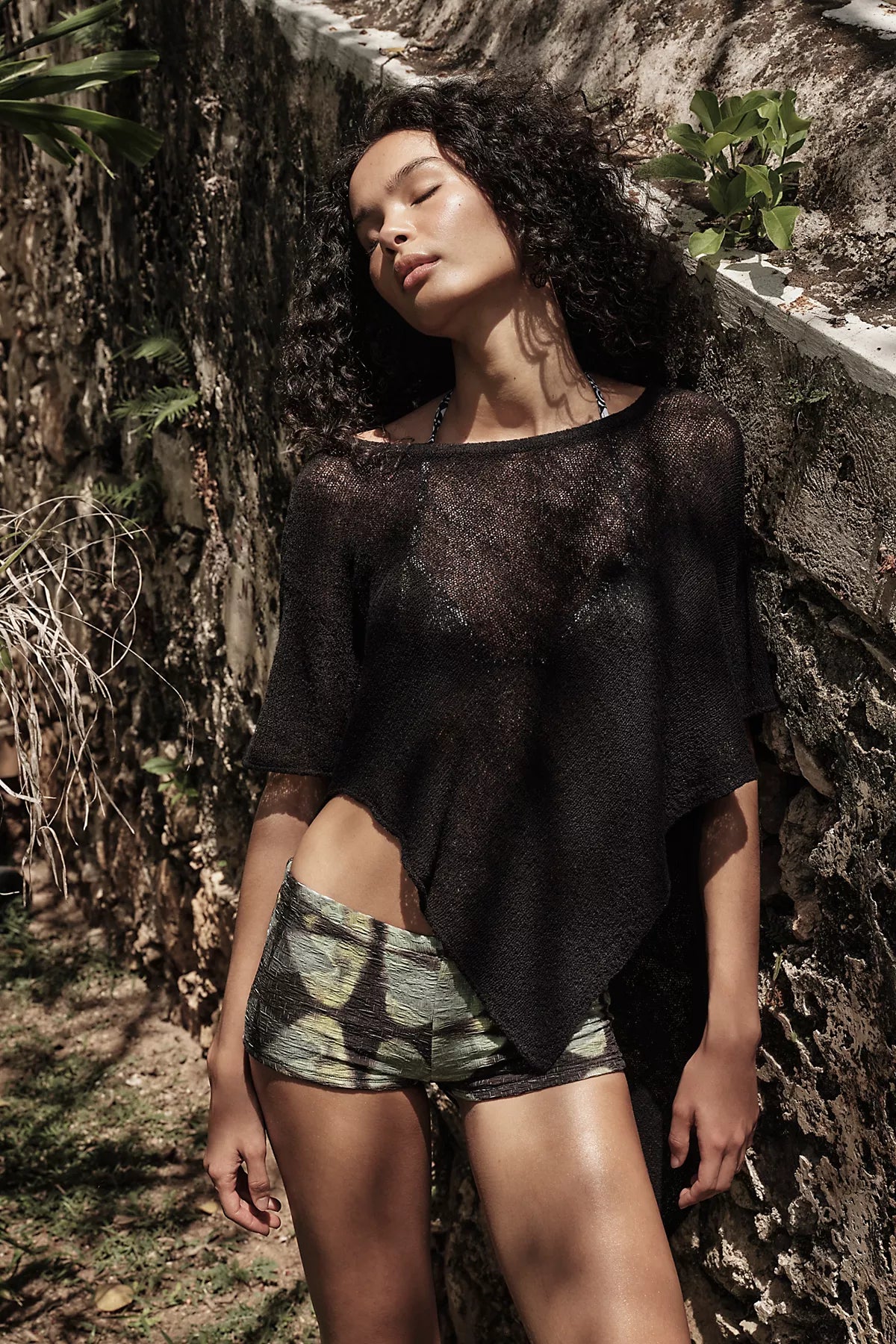 Maggie Everyday Asymmetrical Knit Poncho