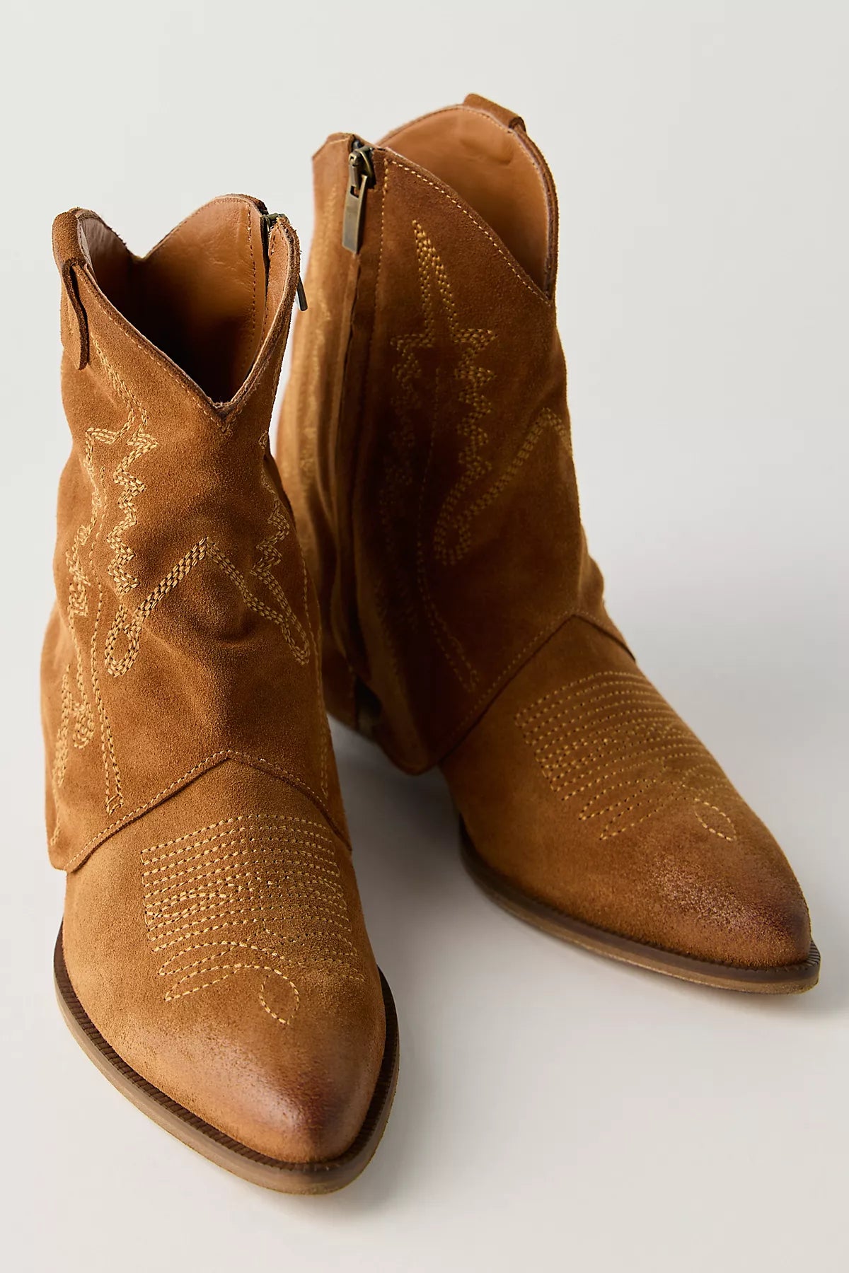 Asher Western Ankle Boots