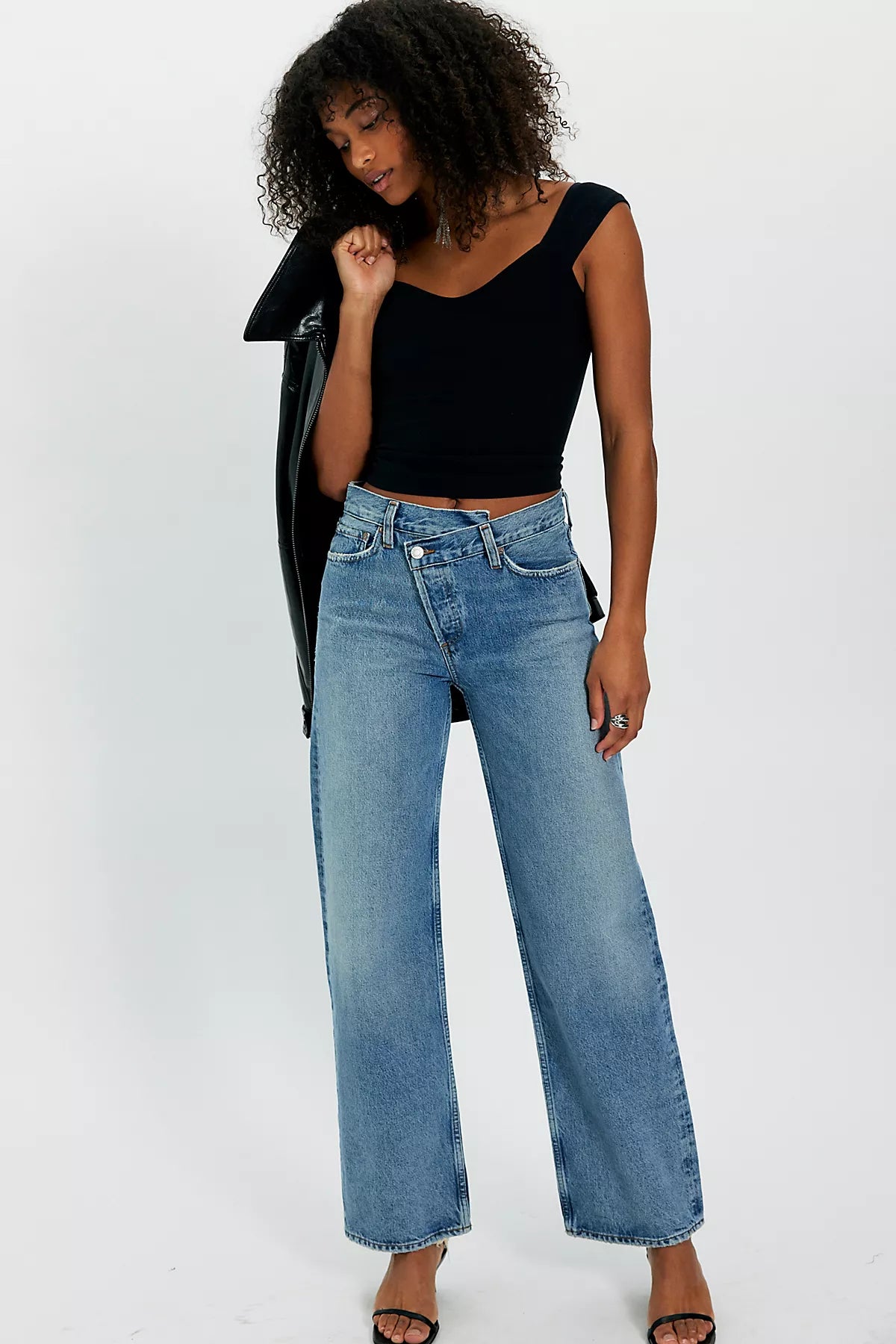 AGOLDE Arc Criss Cross Jeans