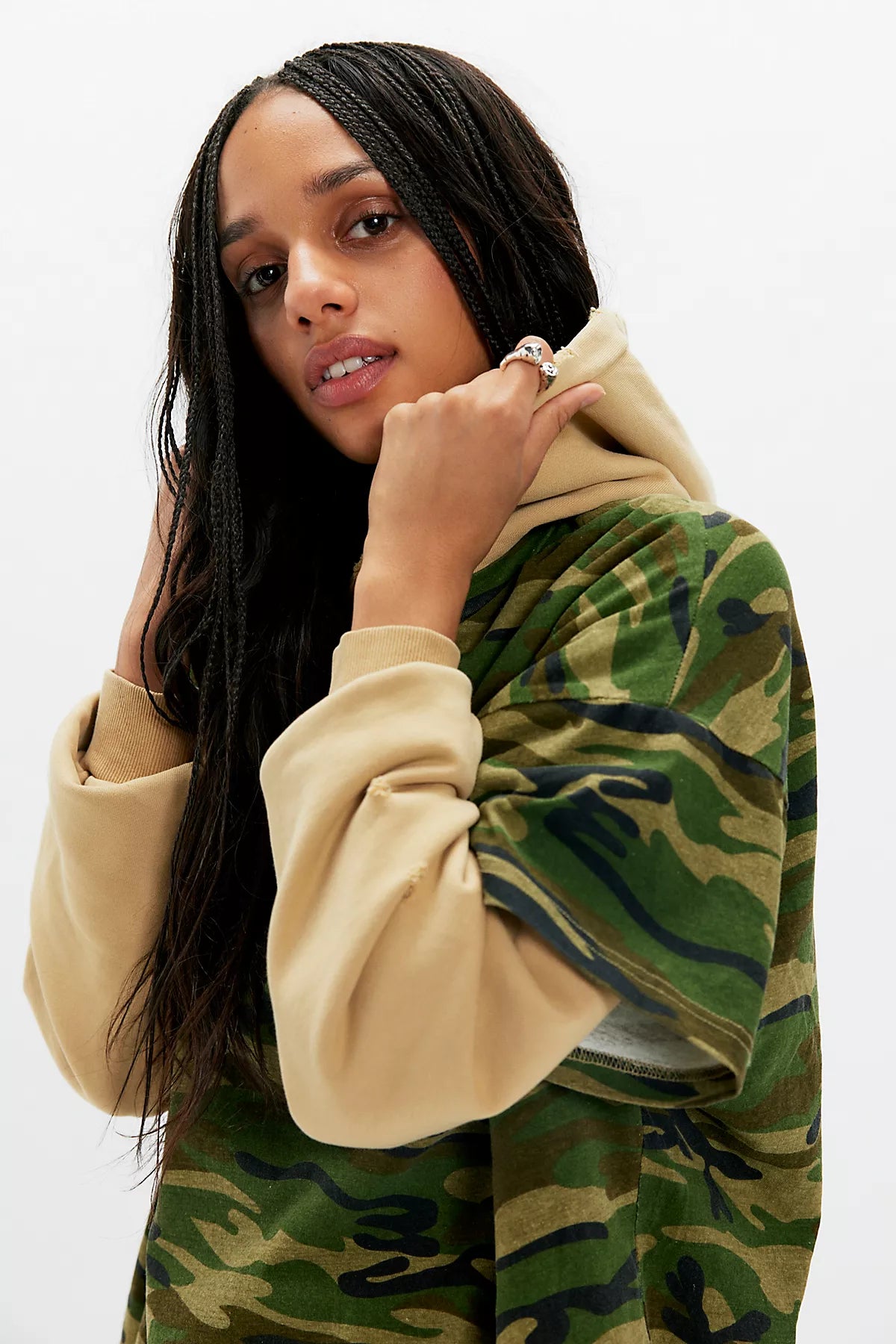 Found Double Layer Hoodie