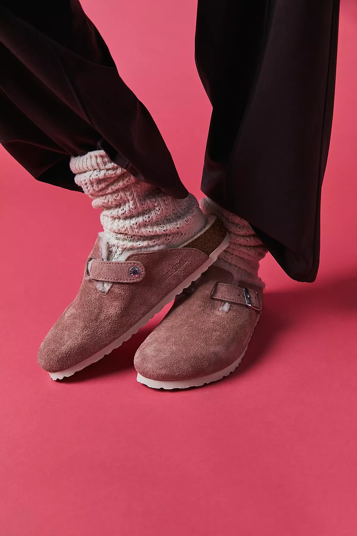 Birkenstock Boston Shearling Clogs