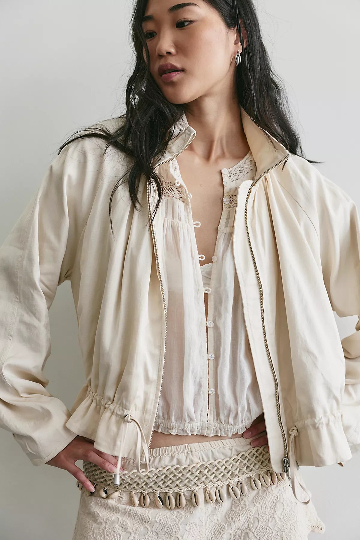 Devon Solid Balloon Jacket