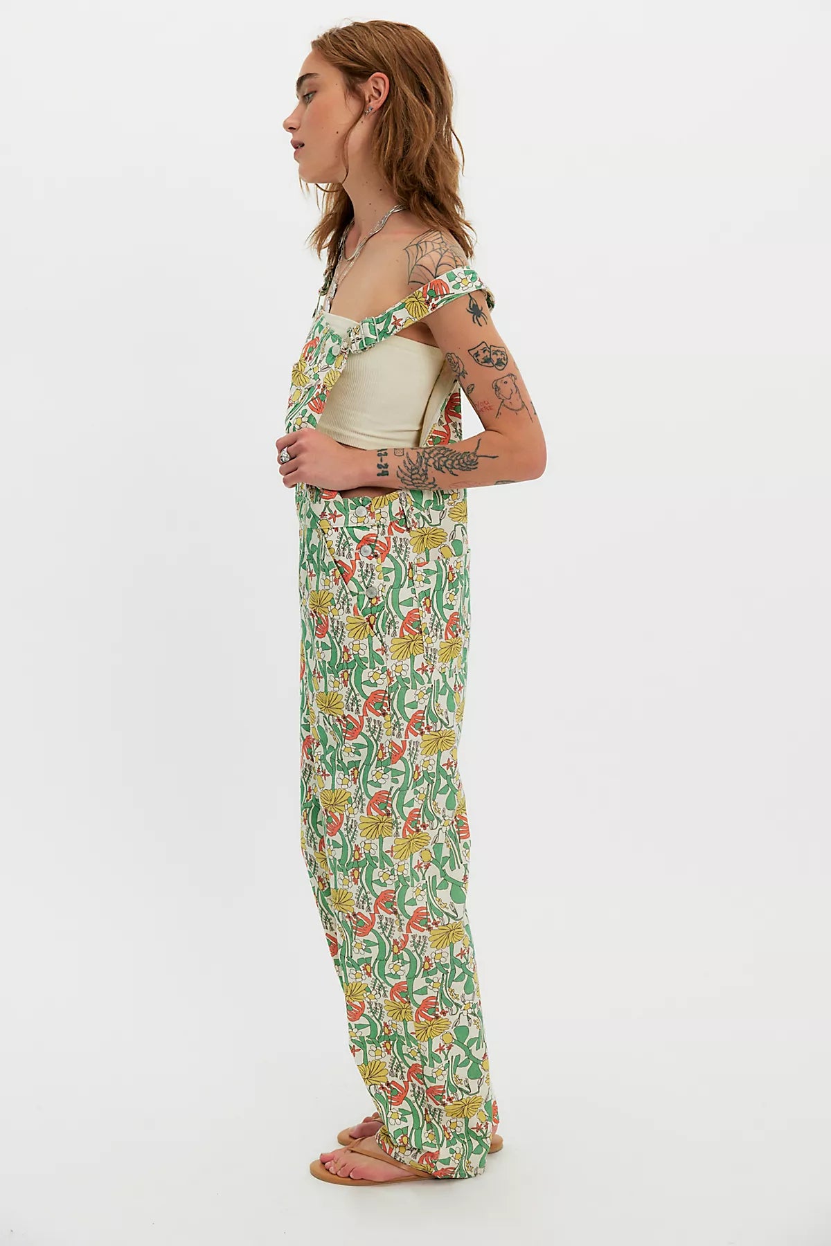 Bobo Choses Floral Overalls