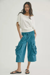 We The Free Ashton Crop Pull-On Cargo Pants