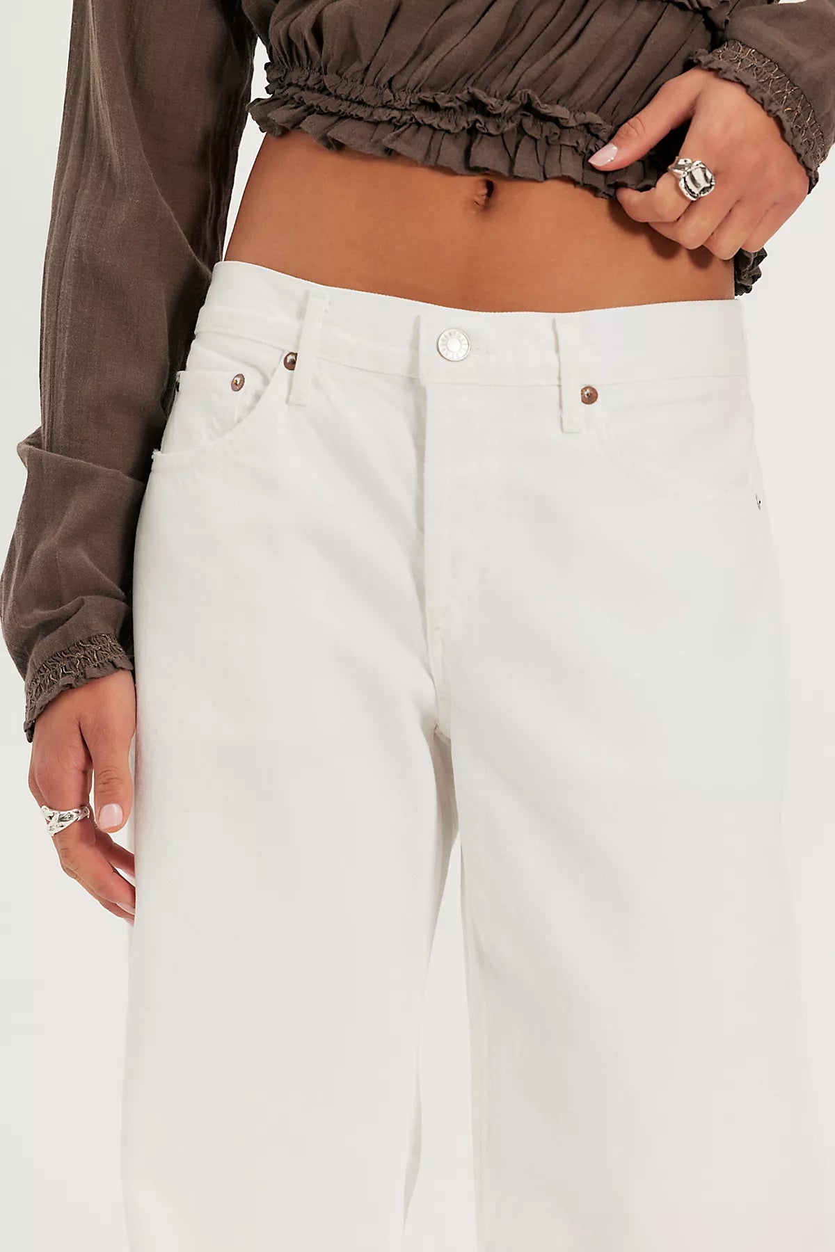 AGOLDE Low-Rise Loose Jeans