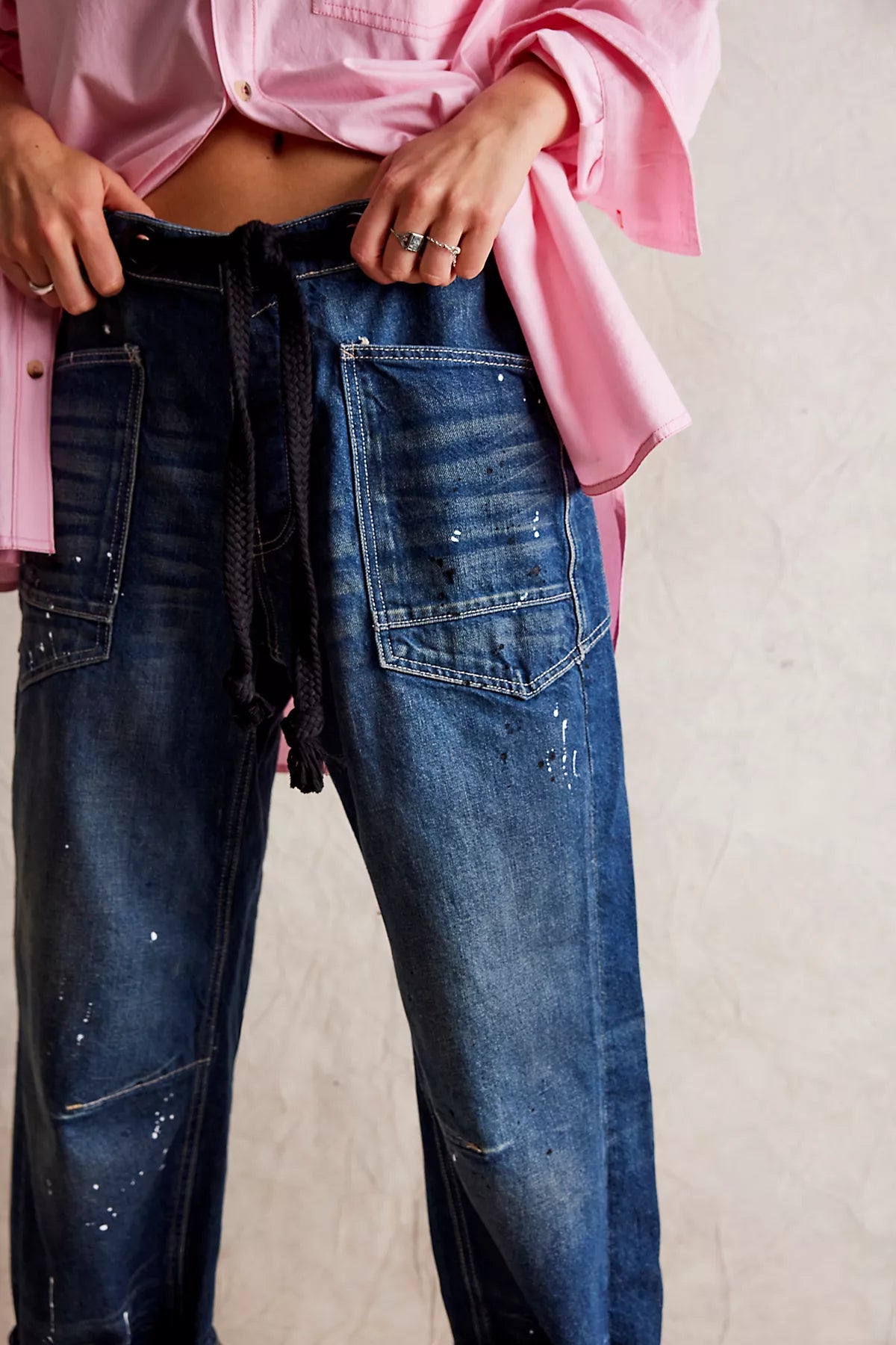 We The Free Moxie Pull-On Barrel Jeans