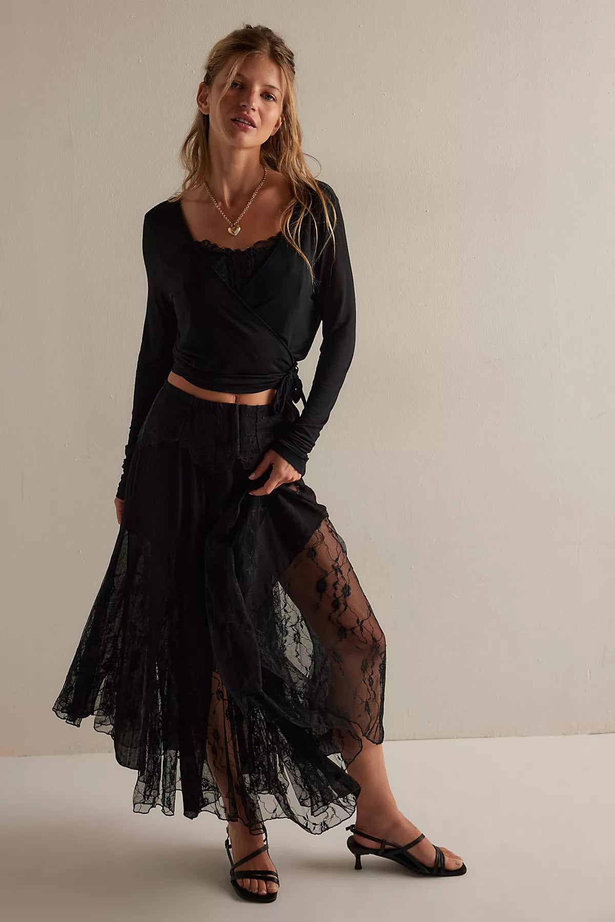 Nice To Meet You Maxi Slip Skirt