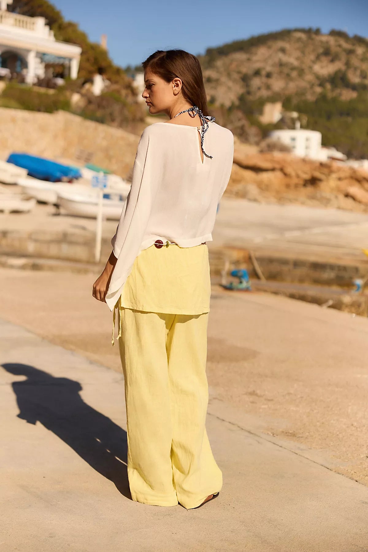 Aqualuna Linen Skants