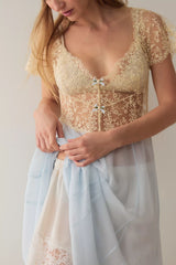 For Love & Lemons Cleo Maxi Slip Dress