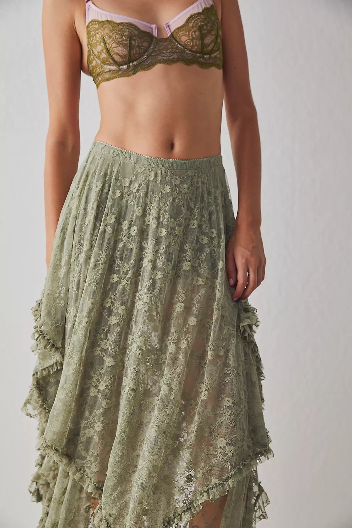 French Courtship Maxi Slip Skirt