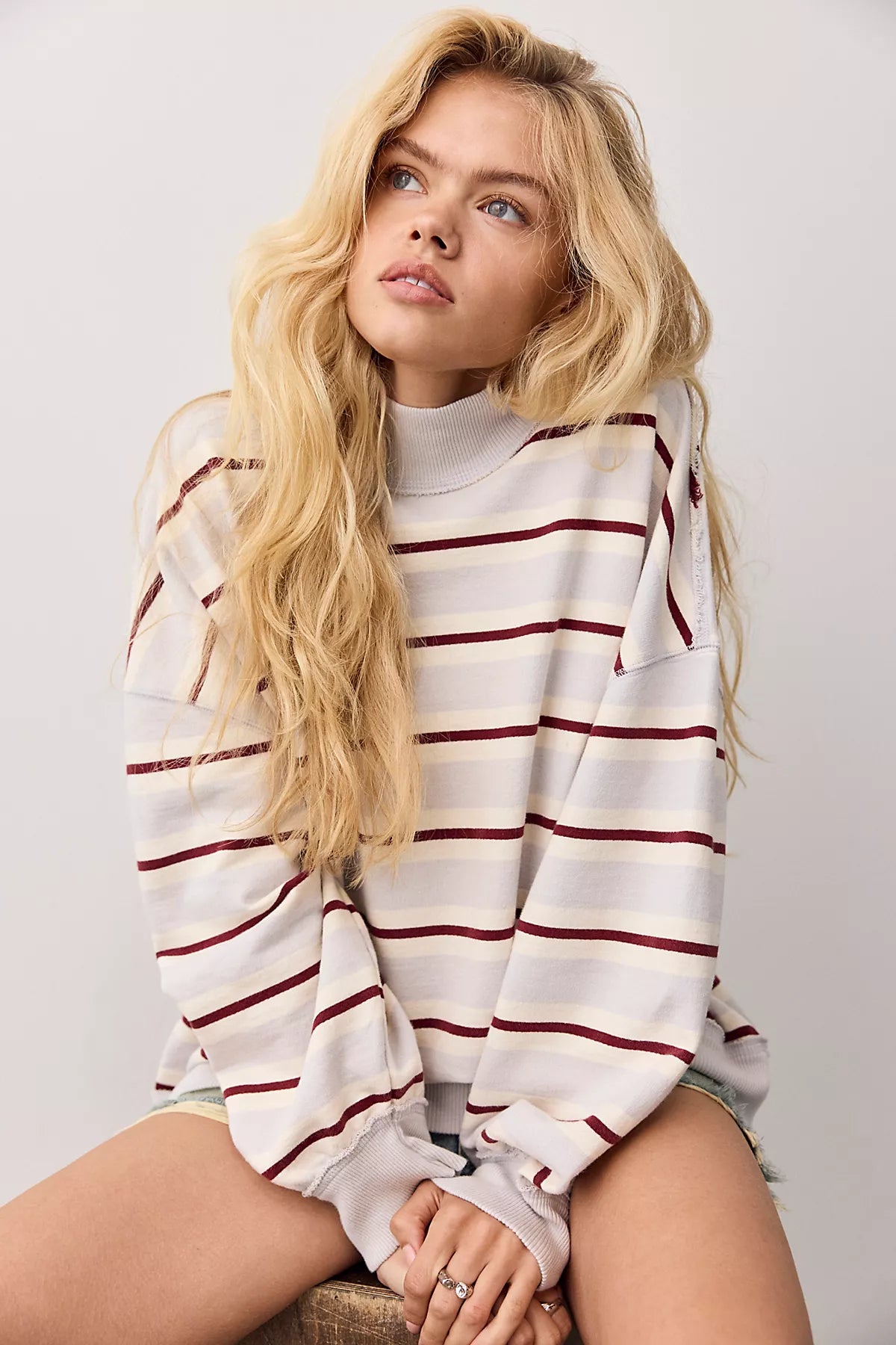 Palm Springs Striped Pullover