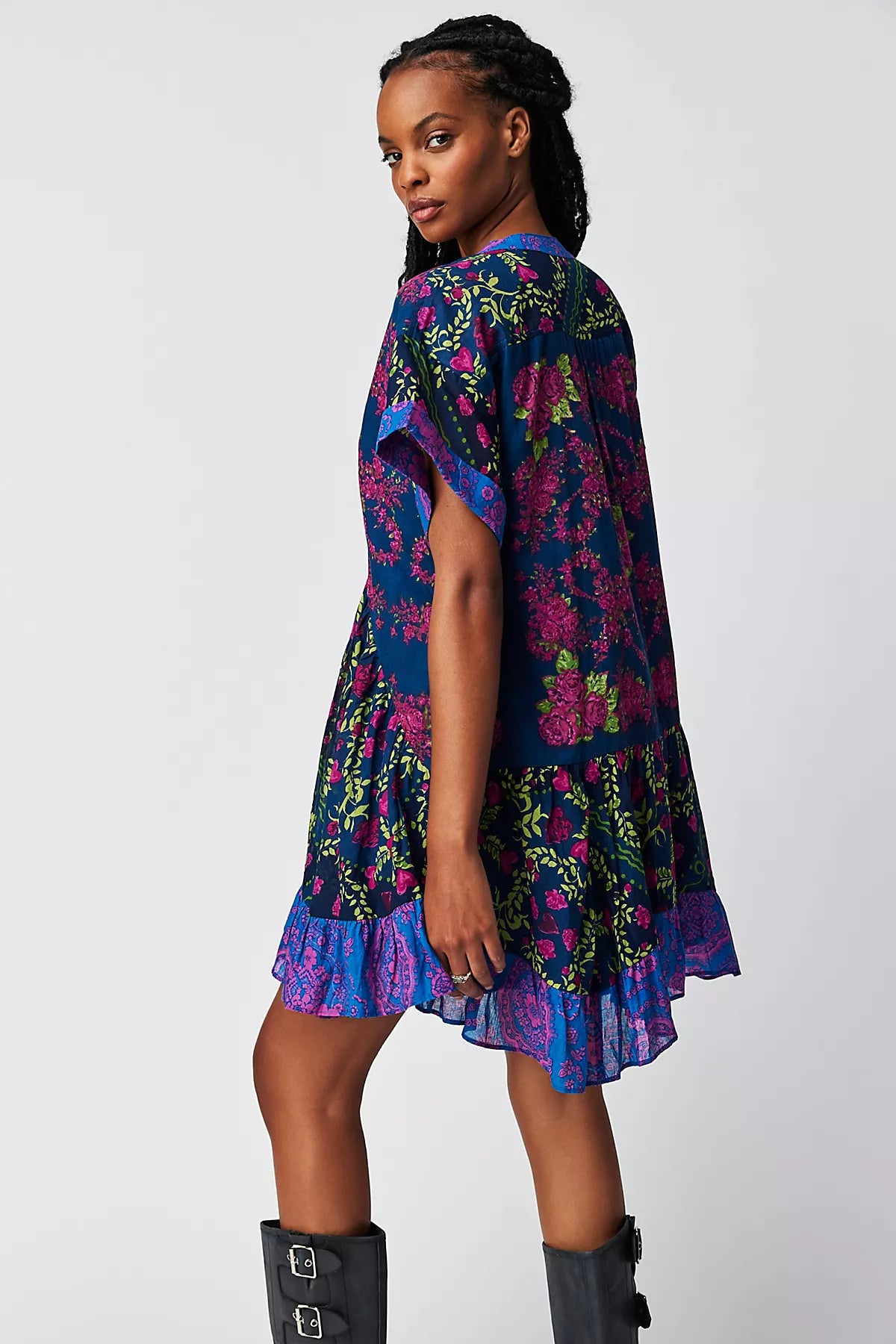 Agnes Printed Mini Dress