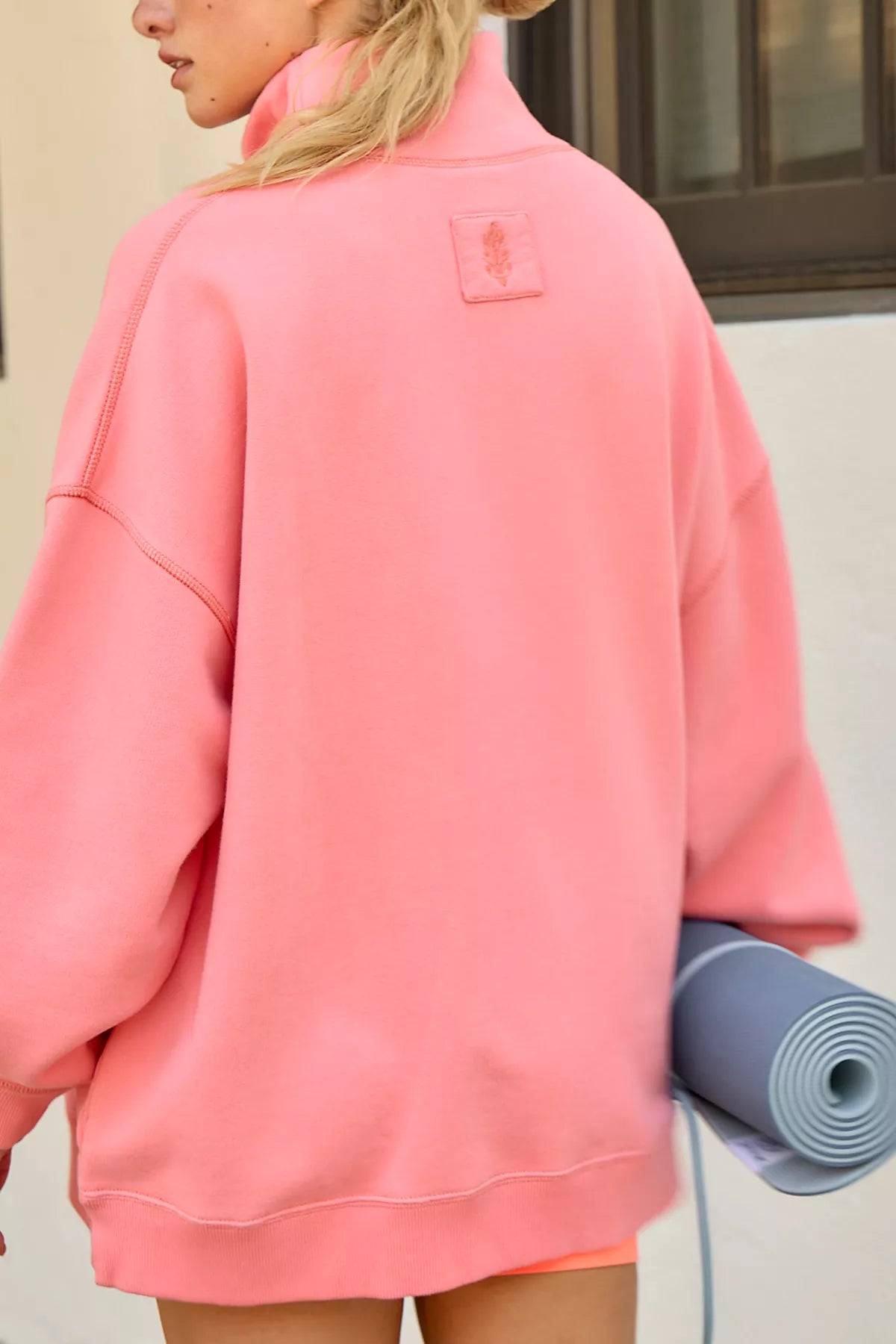 A Cut Above Mock Neck Pullover Sweatshirt
