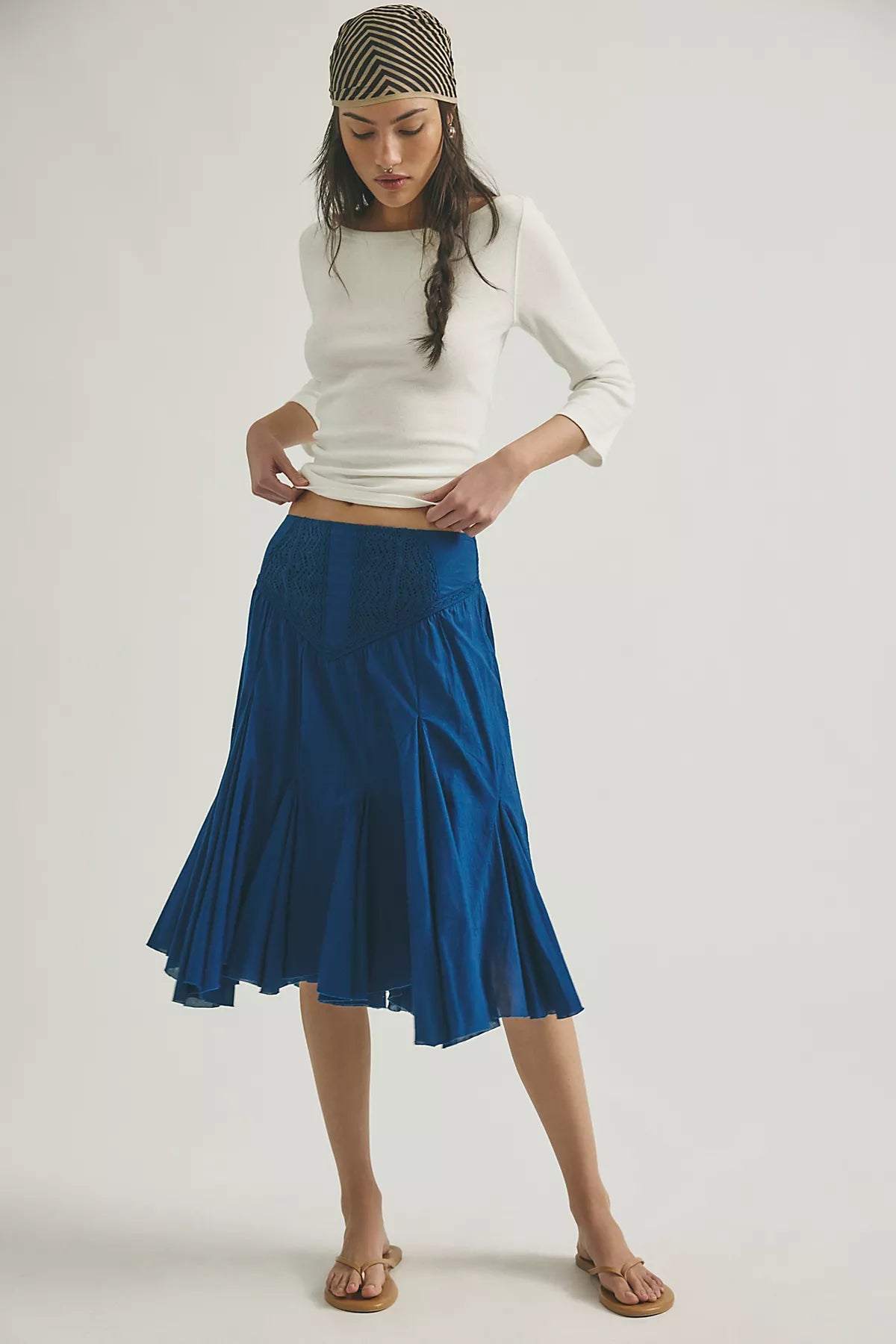 FP One Frida Godet Midi Skirt