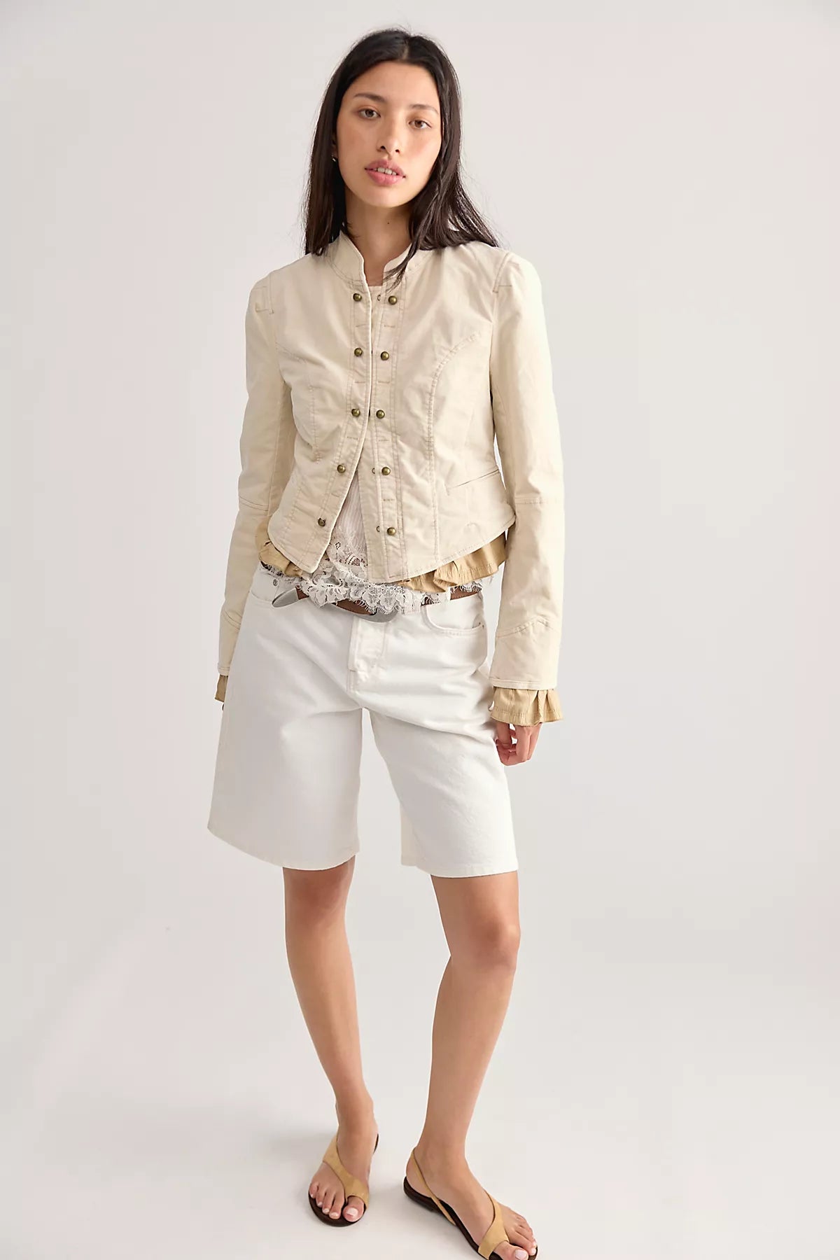 Cloud Nine Ruffle Band Jacket