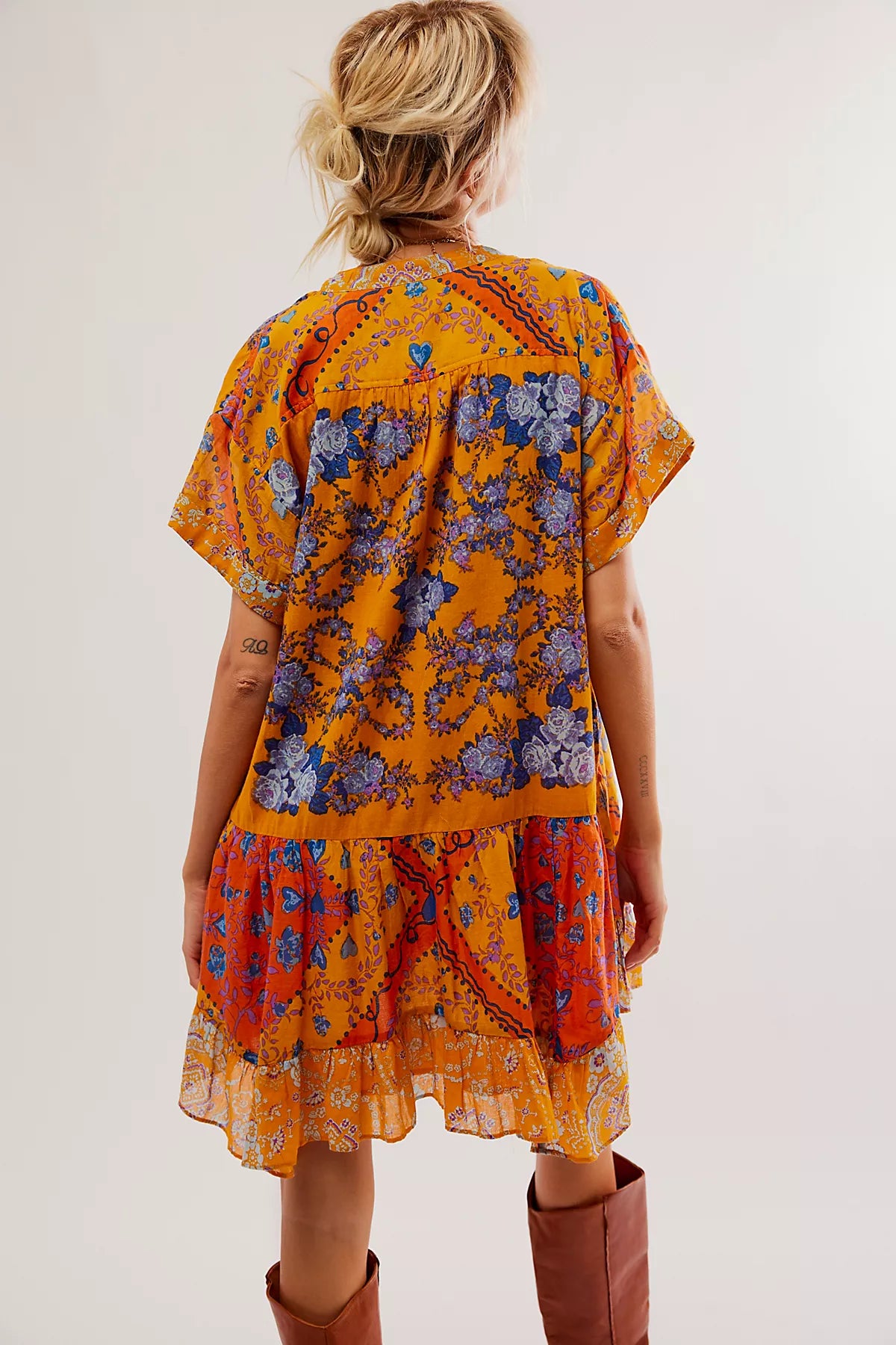 Agnes Printed Mini Dress