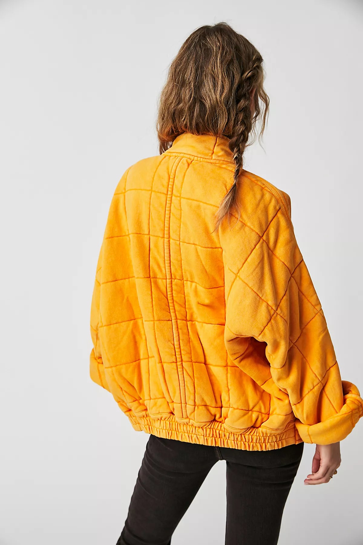 Dolman Quilted Knit Jacket