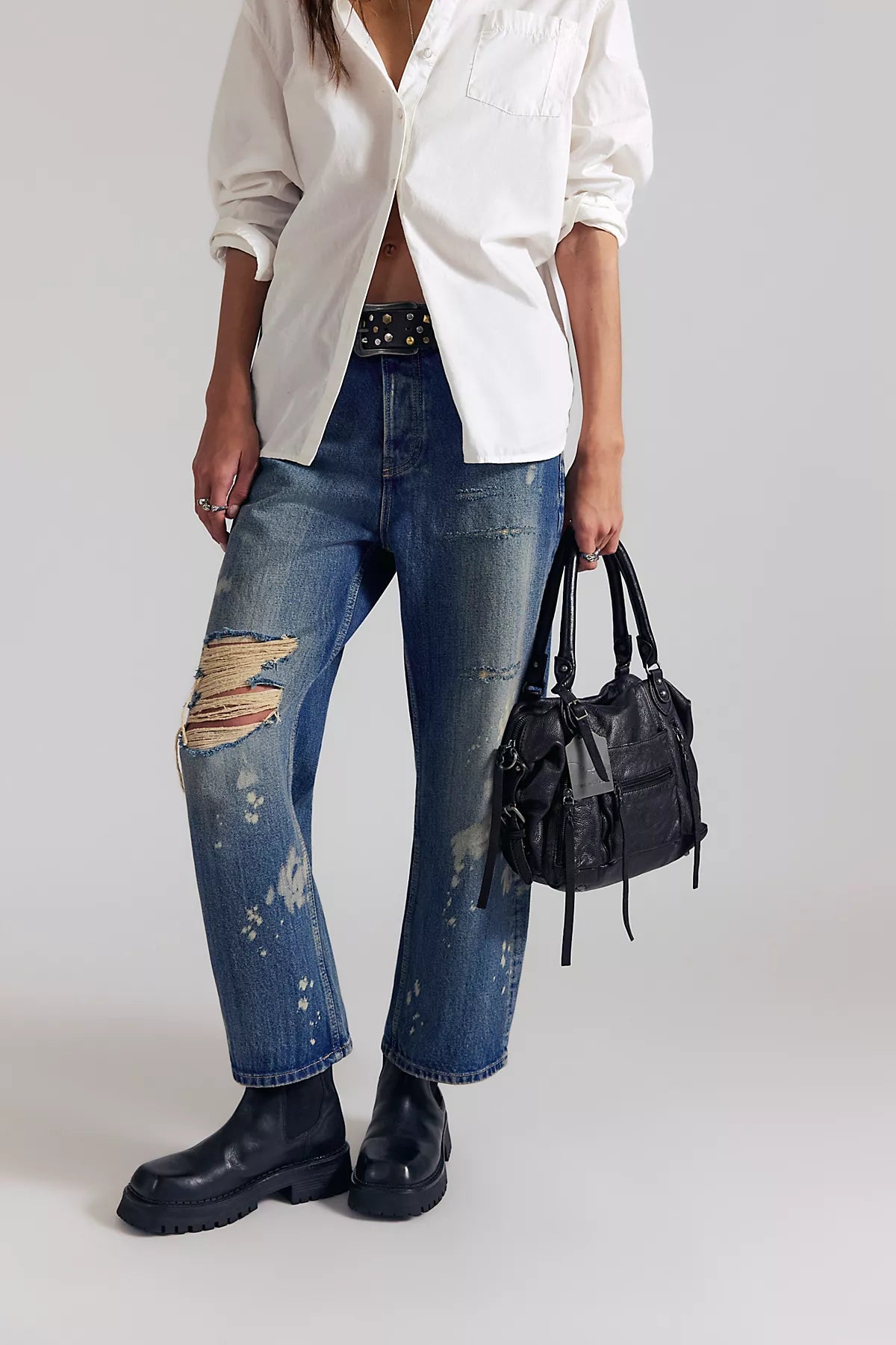 We The Free Deep Trance Dropped Boyfriend Jeans