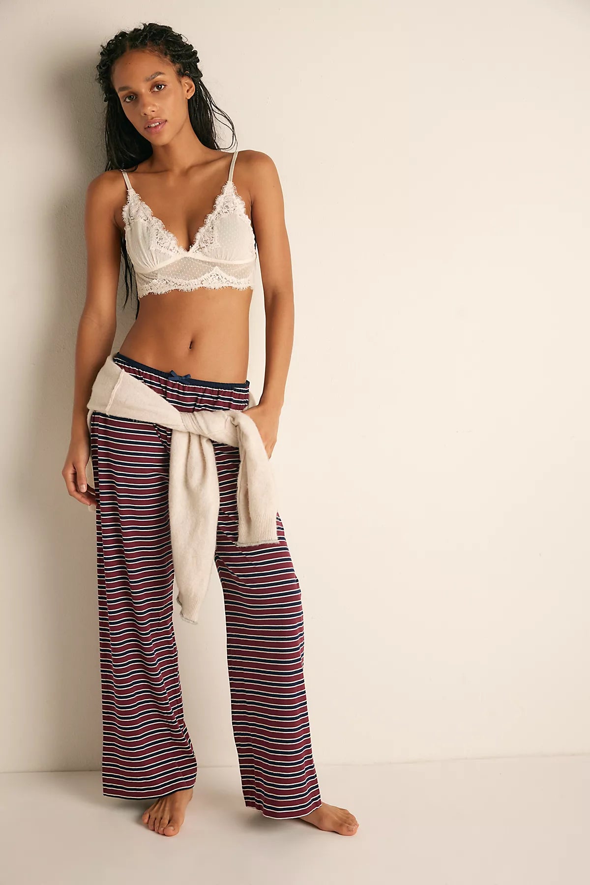 DONNI. The Jersey Bow Simple Pants