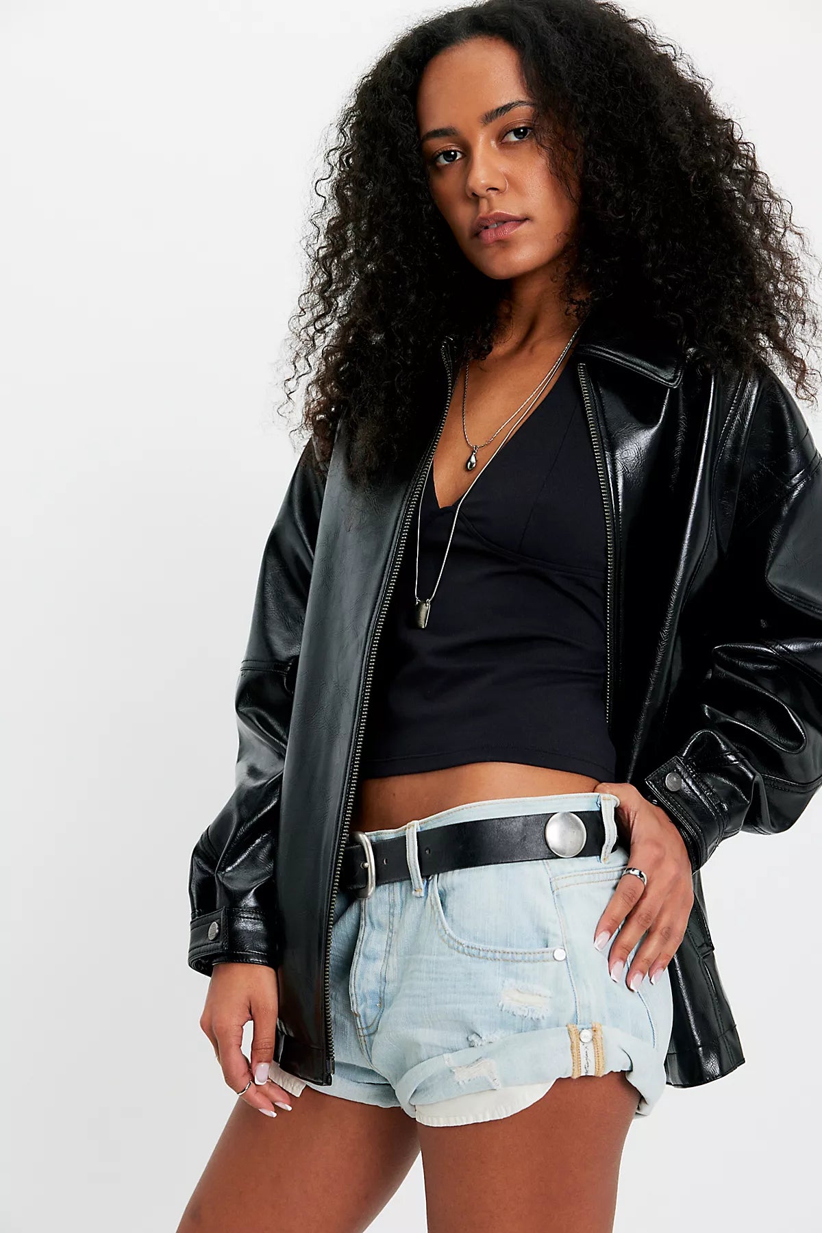 OneTeaspoon Bandits Low-Waist Denim Shorts