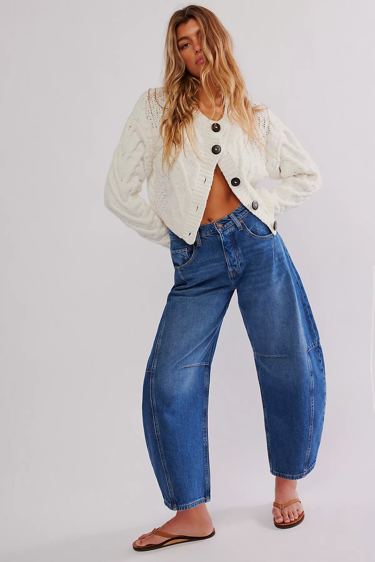 We The Free CRVY Venus Barrel Jeans