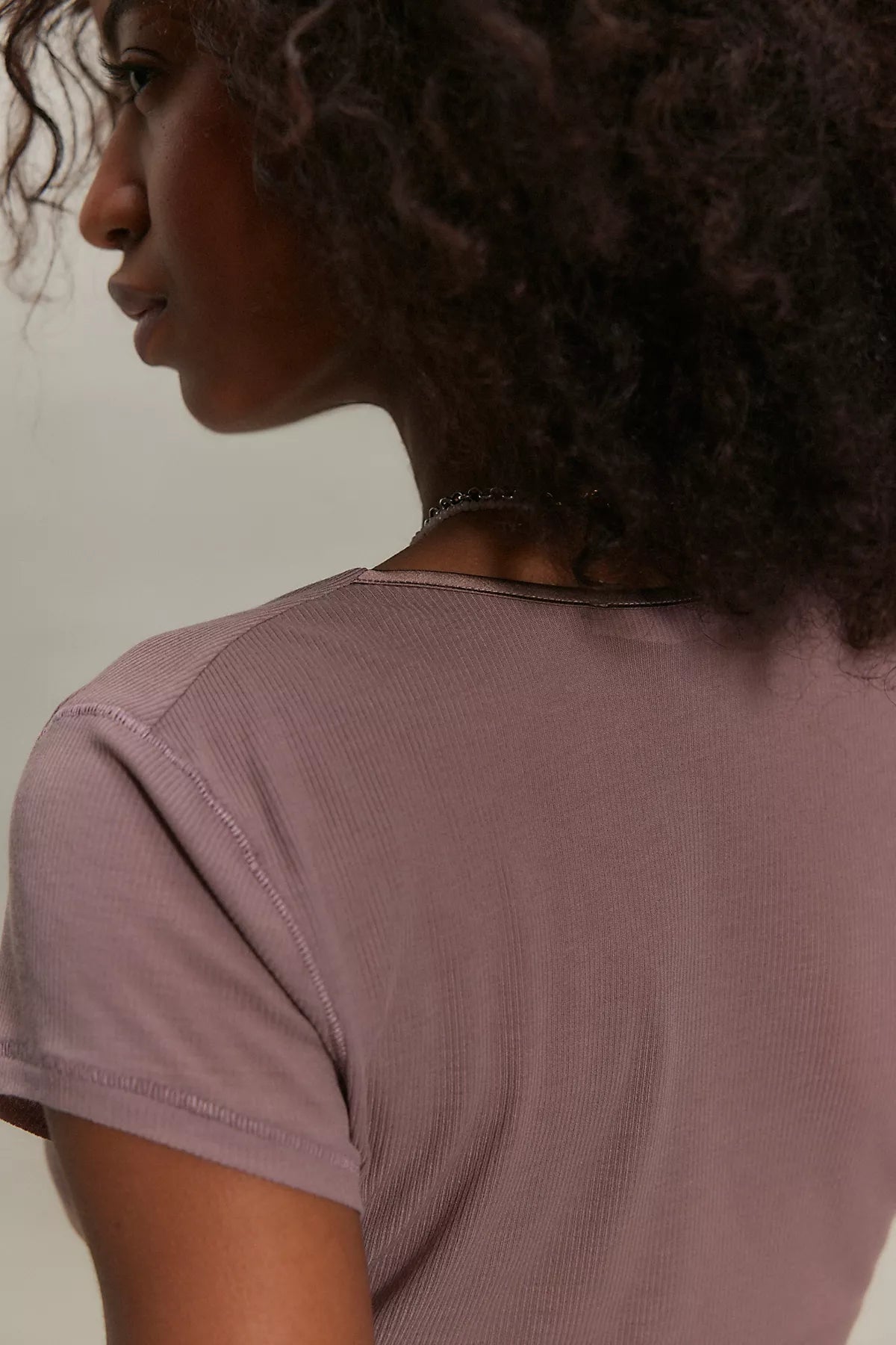 Air Sign Cowl-Neck Tee