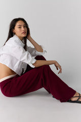 Artless Layered Cashmere Pants