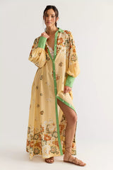Bohemian Traders Blair Billow Maxi Shirtdress