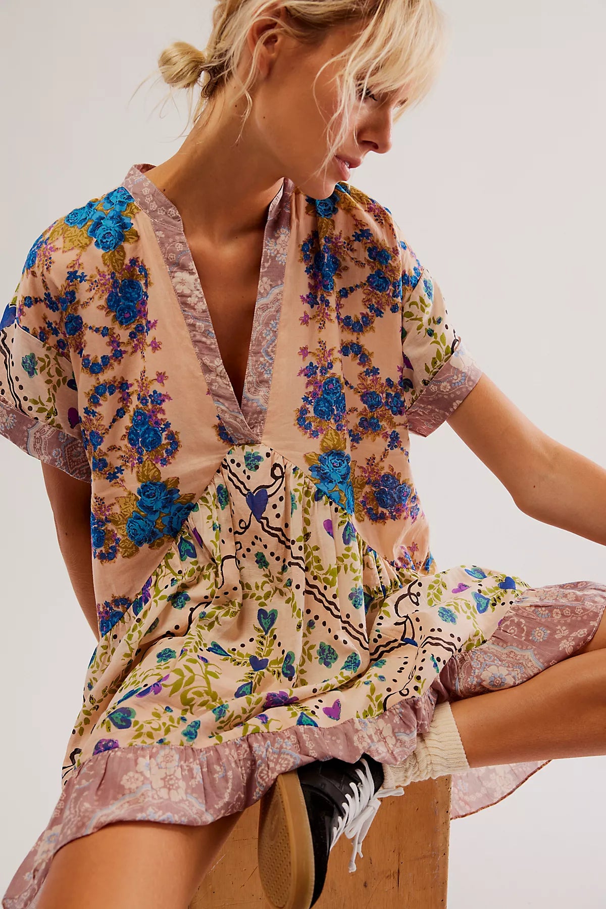 Agnes Printed Mini Dress