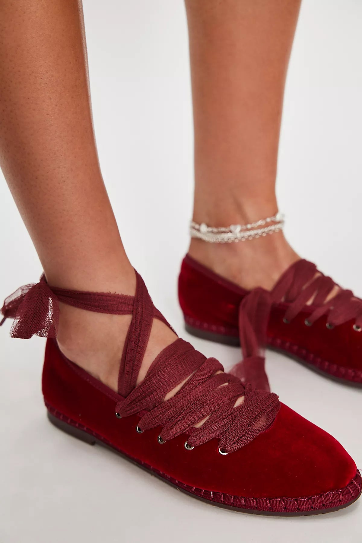 Ginny Chiffon Flats