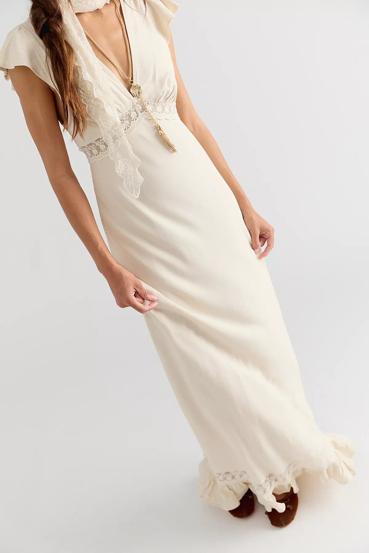 Eternal Soul Solid Maxi Dress