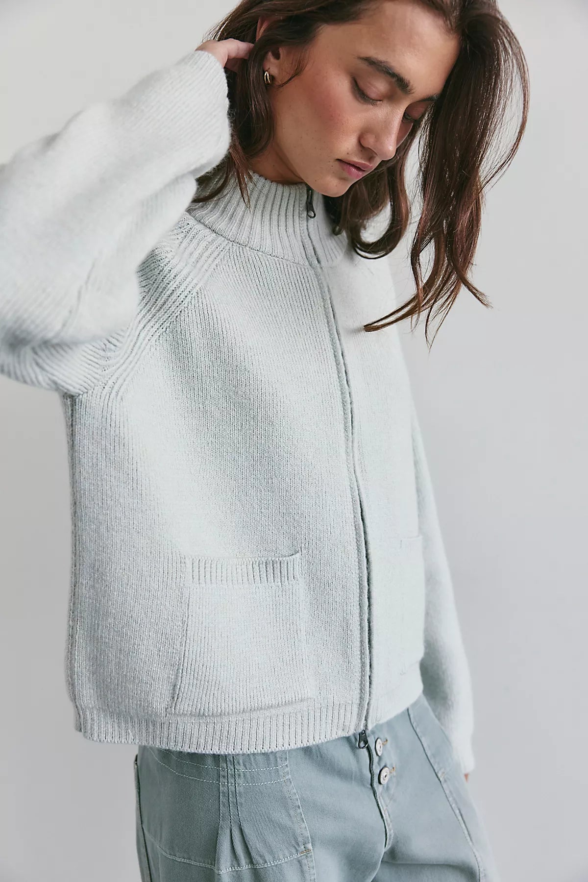 We The Free On It Zip-Up Cardigan