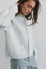 We The Free On It Zip-Up Cardigan