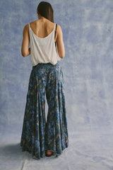 Fallen Star Printed Wide-Leg Pants