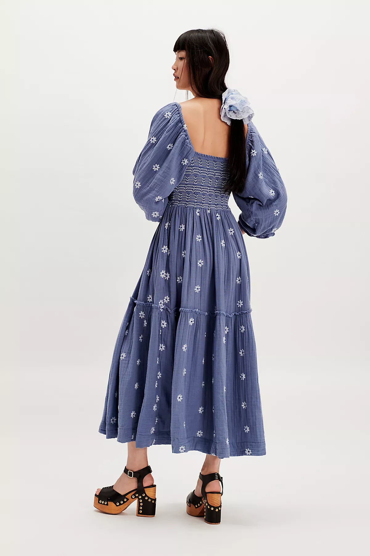 Dahlia Embroidered Maxi Dress