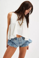 FRAME The Ruffle Bloomer Shorts