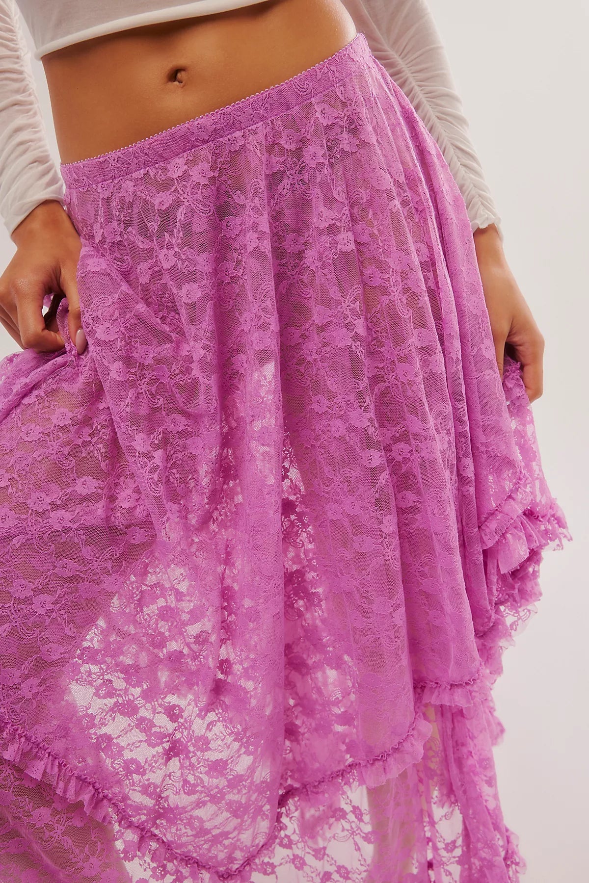 French Courtship Maxi Slip Skirt