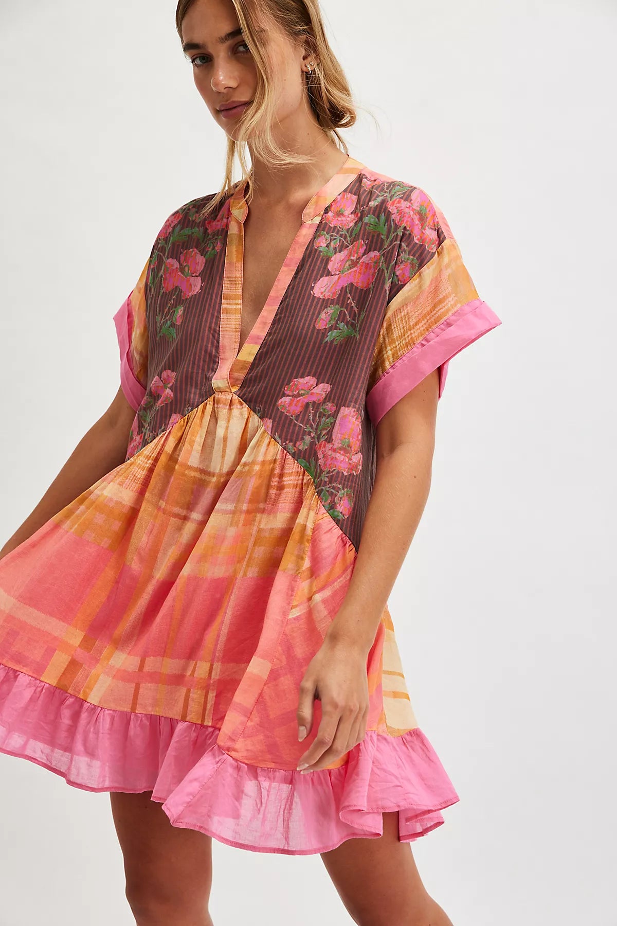 Agnes Printed Mini Dress