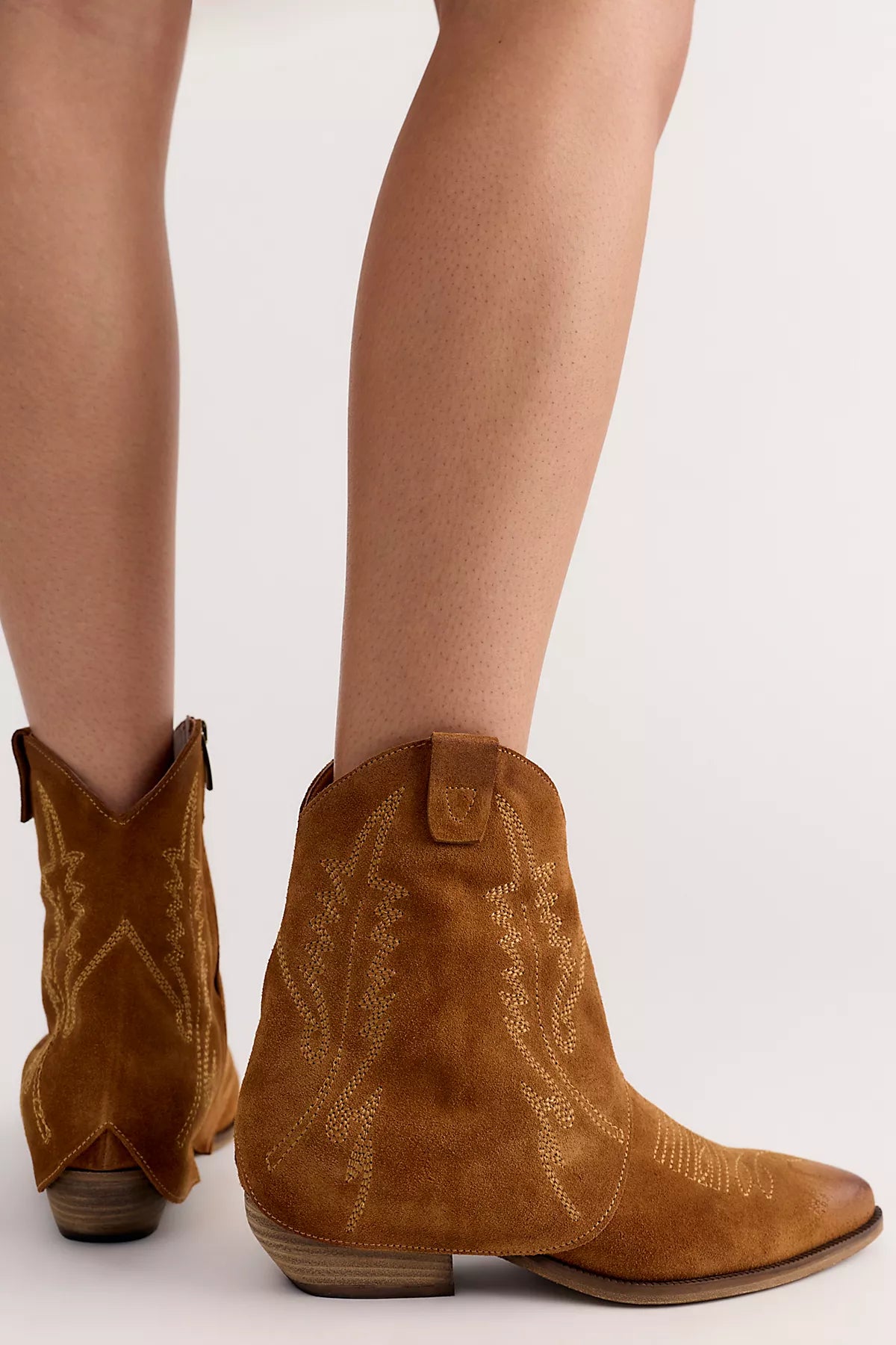 Asher Western Ankle Boots
