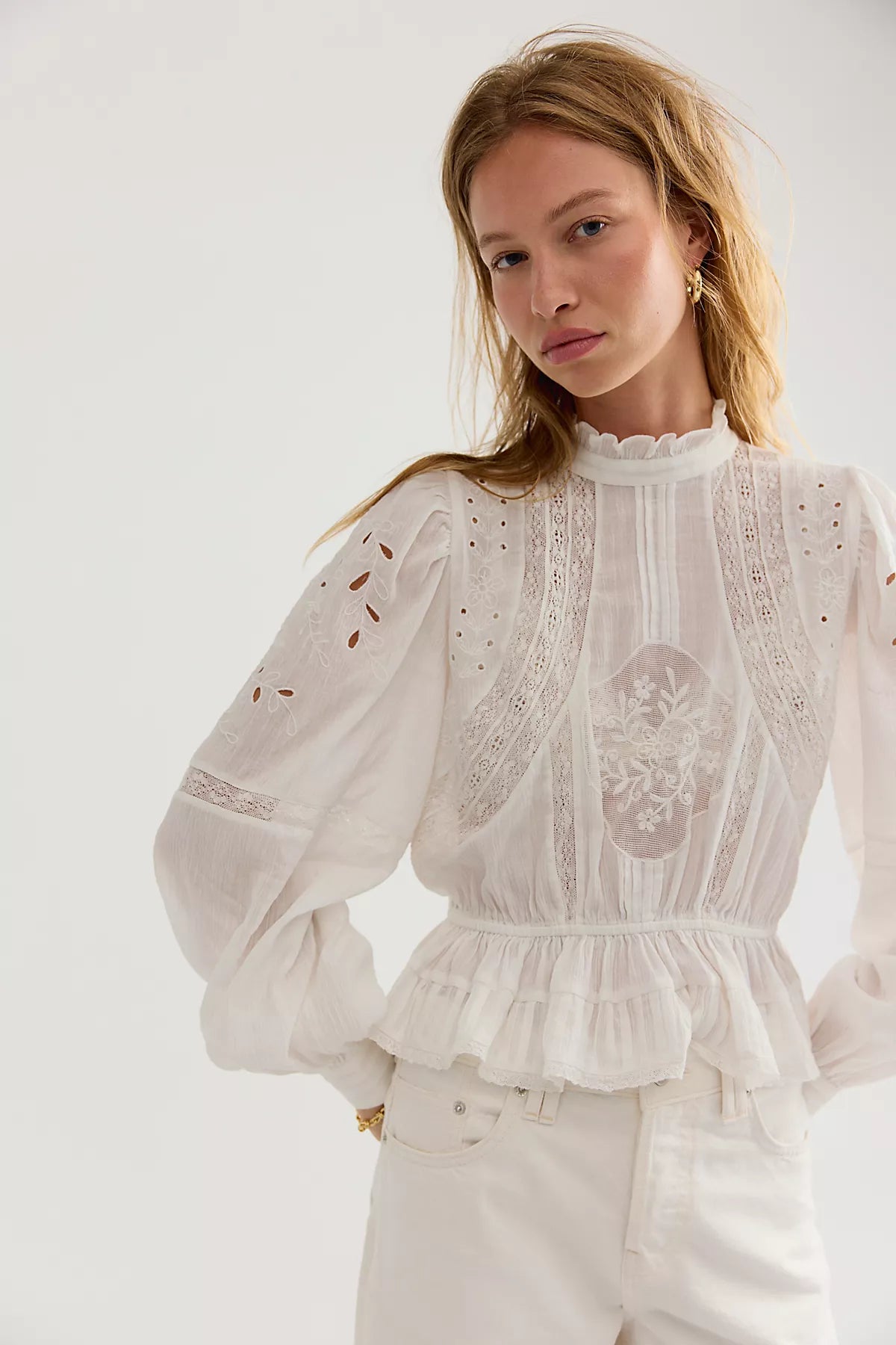 Azul Eyelet Blouse