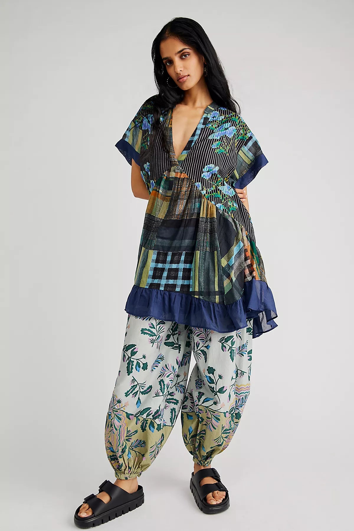 Agnes Printed Mini Dress