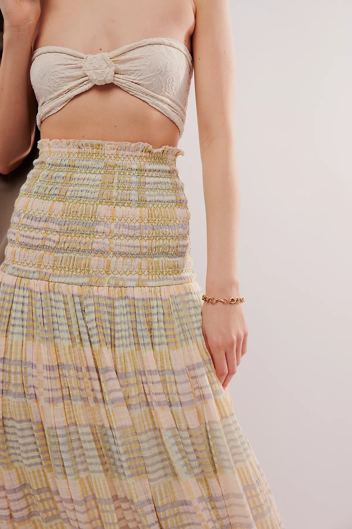 FP One Ravenna Printed Convertible Maxi Skirt